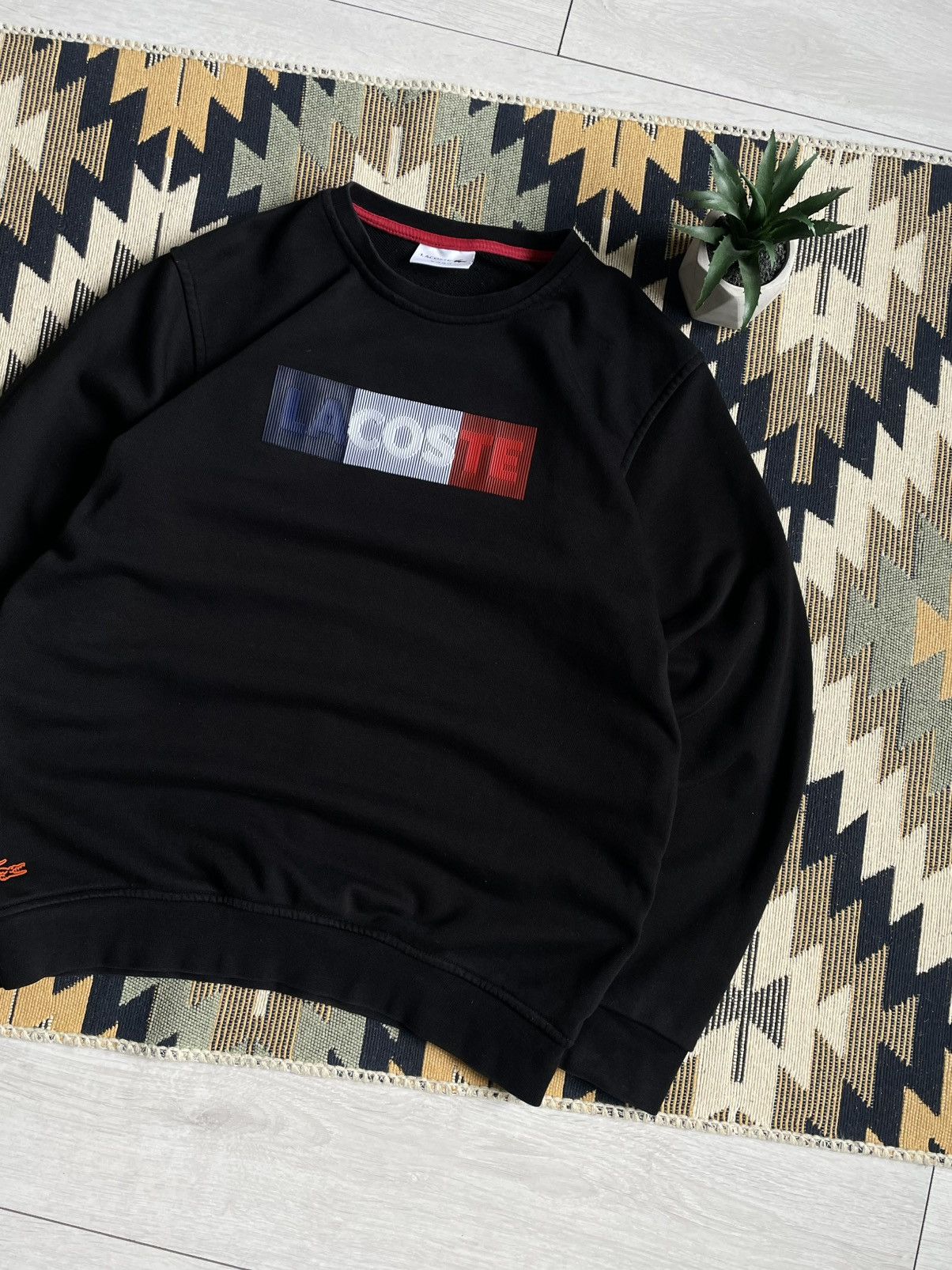 Lacoste × Vintage Vintage Lacoste France Flag Logo Sweatshirt Size US S / EU 44-46 / 1 - 3 Thumbnail