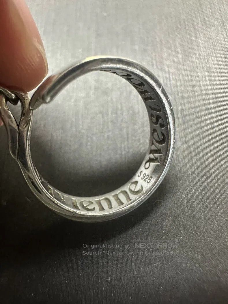 Vivienne Westwood Vivienne Westwood Saturn Ribbon Orb Ring Size ONE SIZE - 3 Thumbnail