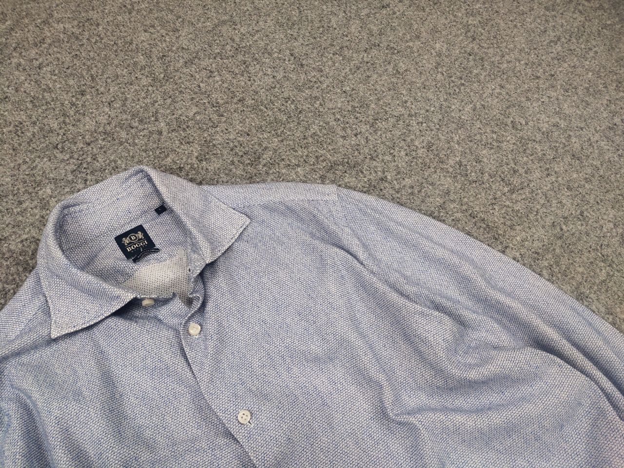 Boggi Boggi Milano Design Regular Fit Button Long sleeve Shirt Size US L / EU 52-54 / 3 - 7 Thumbnail