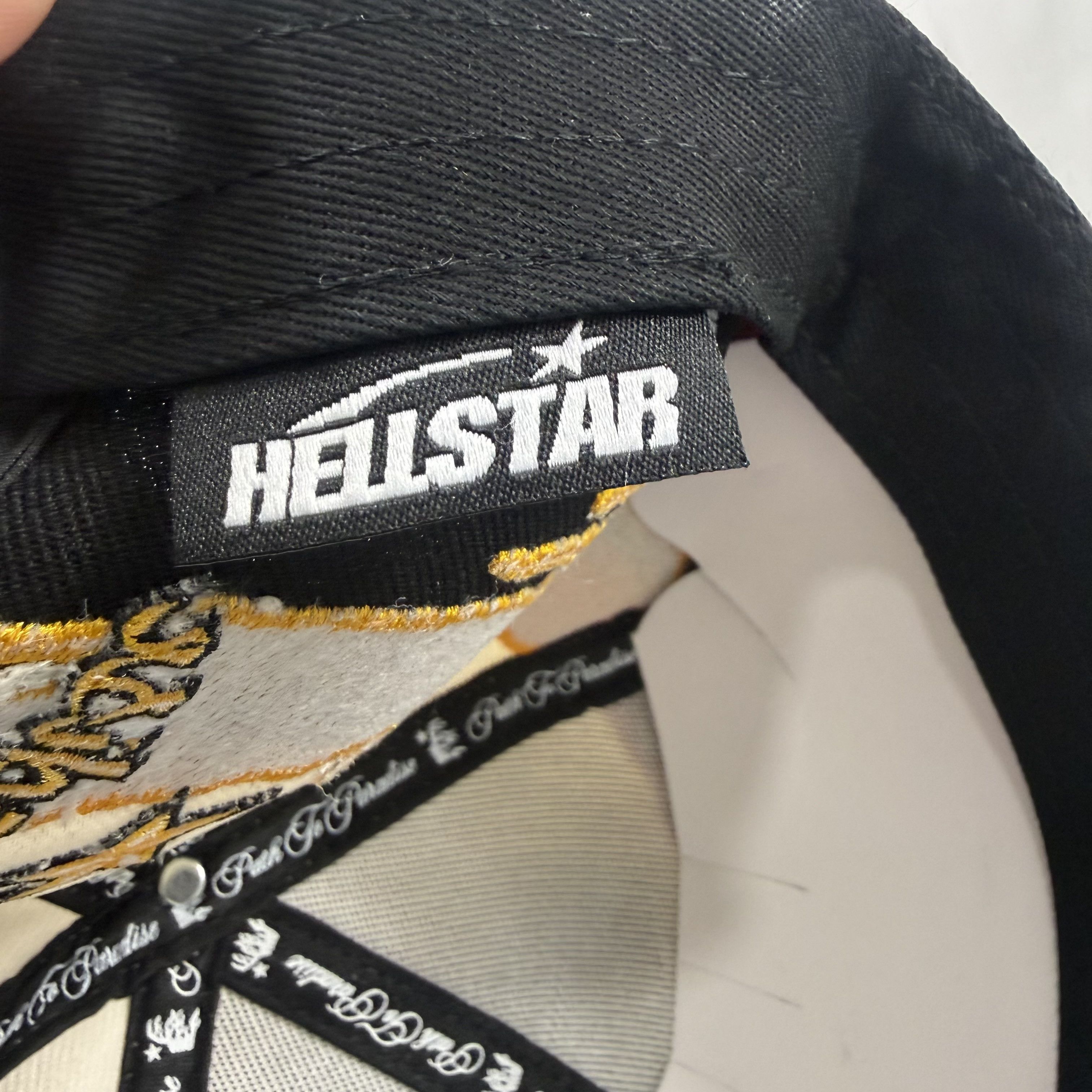 HELLSTAR Hellstar Path To Paradise Snapback Hat Flame Logo Rhinestone Size ONE SIZE - 9 Thumbnail