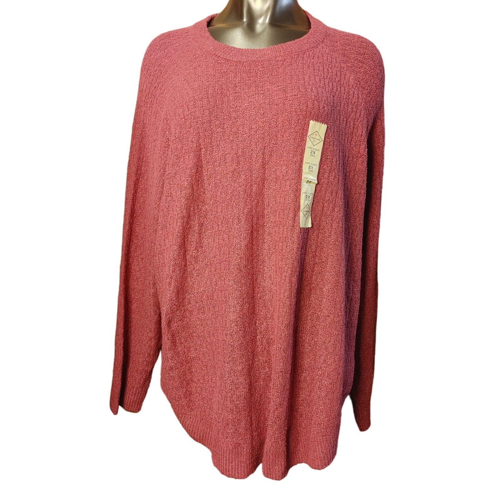 Other ST John's Bay Women's Red Long Sleeve Wool Knit Pull-Over Sw Size 3XL / US 20-22 - 1 Thumbnail