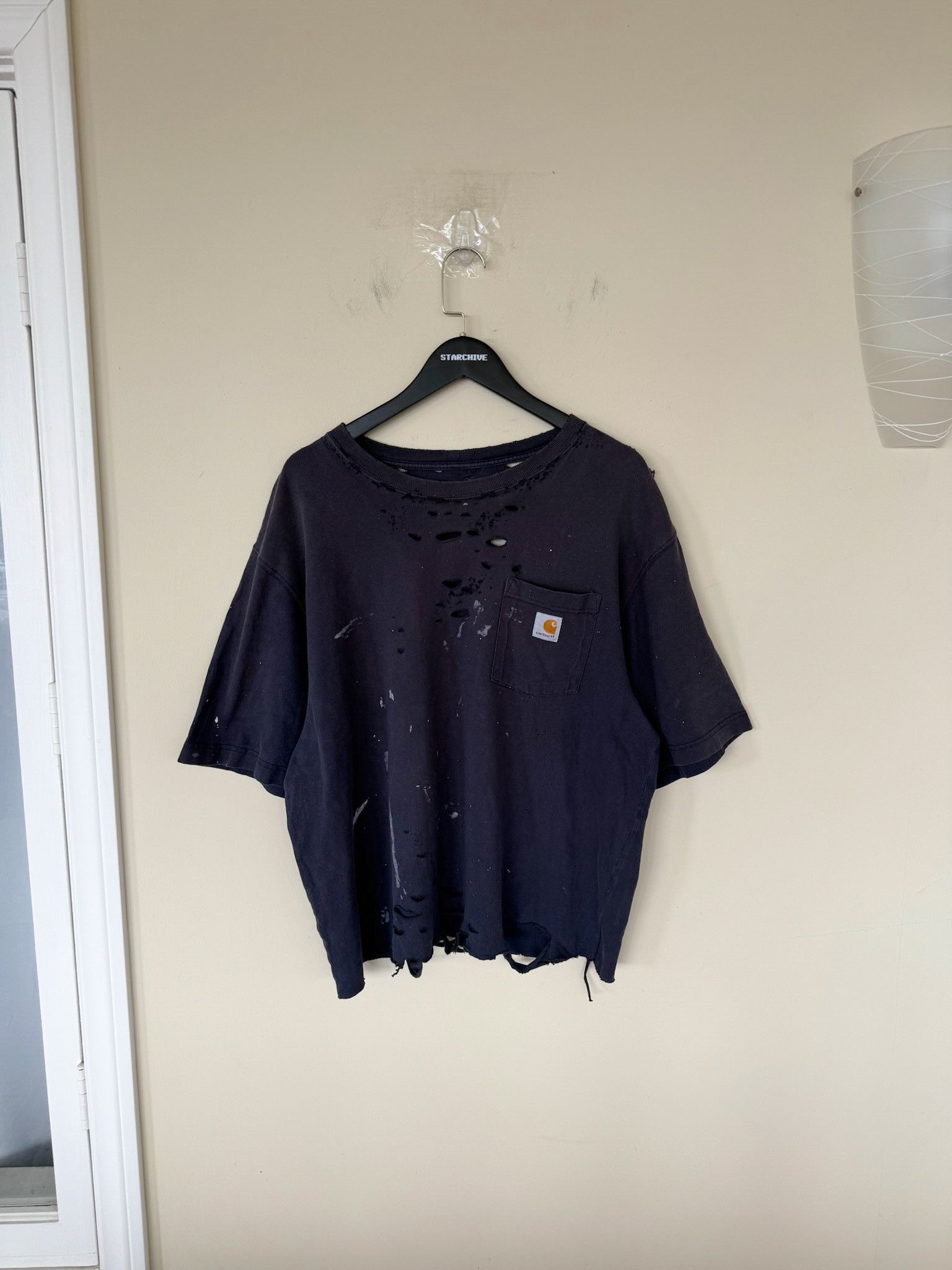Vintage Vintage Thrashed Carhartt Tee Size US XL / EU 56 / 4 - 1 Thumbnail