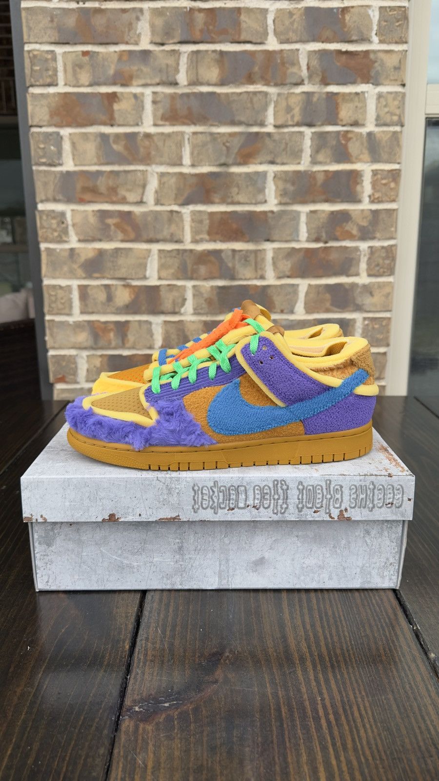 Cactus Plant Flea Market × Nike Nike x CPFM Cactus Plant Flea Market Swamp Sponge Dunk Size US 10 / EU 43 - 5 Thumbnail