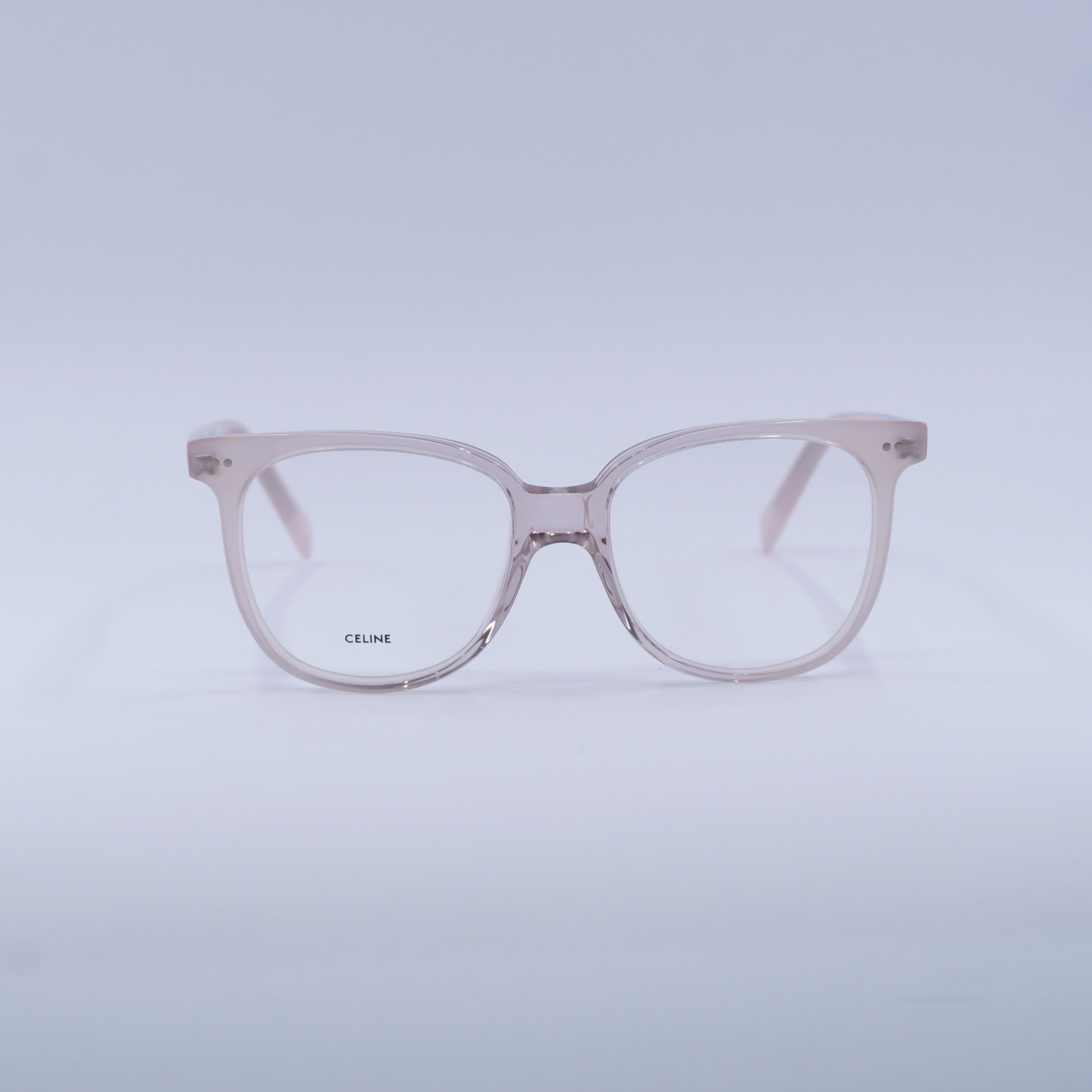 Celine Celine CL5010IN 072 Eyeglasses Shiny Rose Pink 53mm Square Size ONE SIZE - 4 Thumbnail