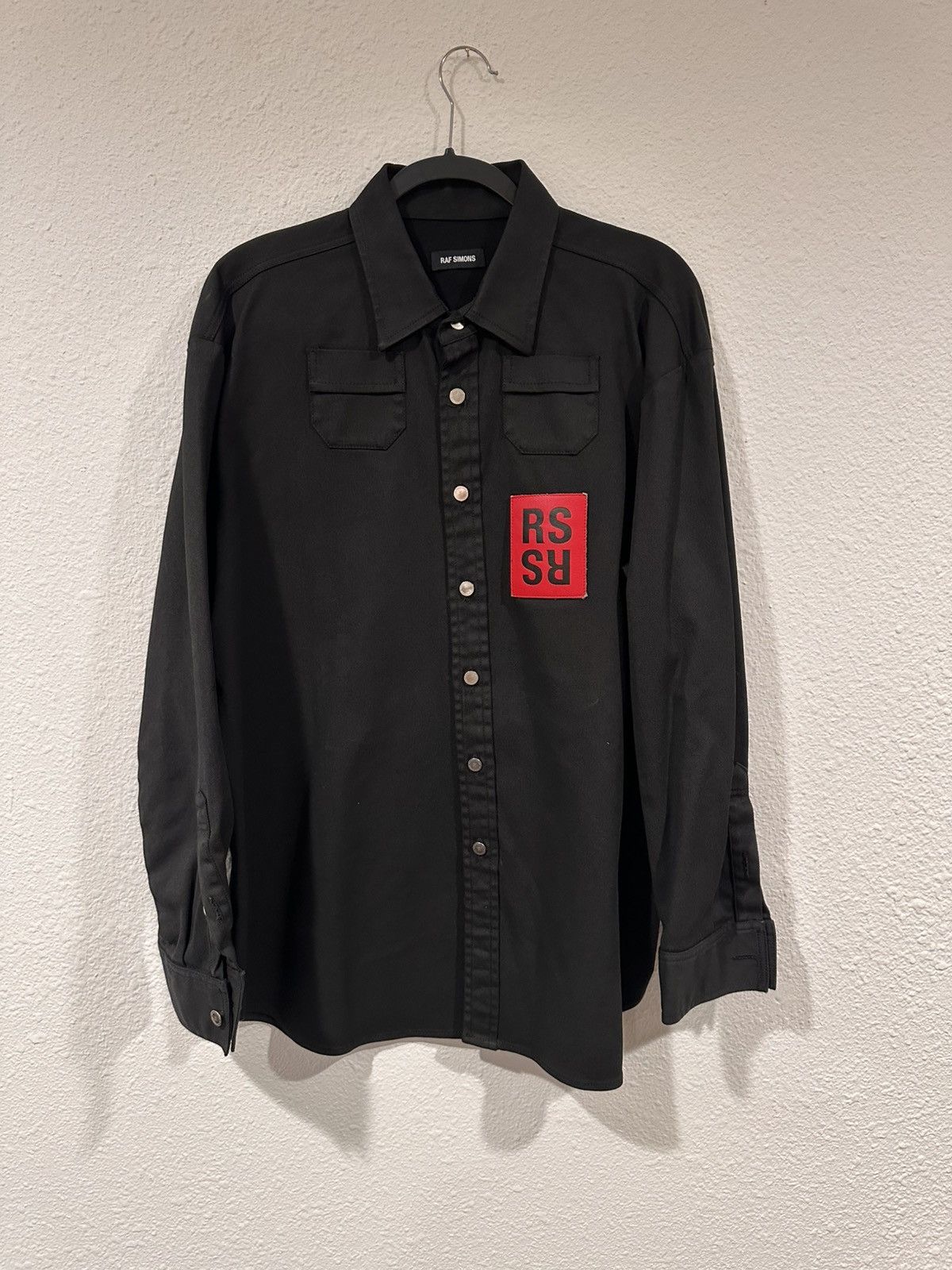 トップス RAF SIMONS 19AW Carry Over Denim Shirt RAF SIMONS CARRY OVER DENIM SHIRT シャツ RAF SIMONS 19ss