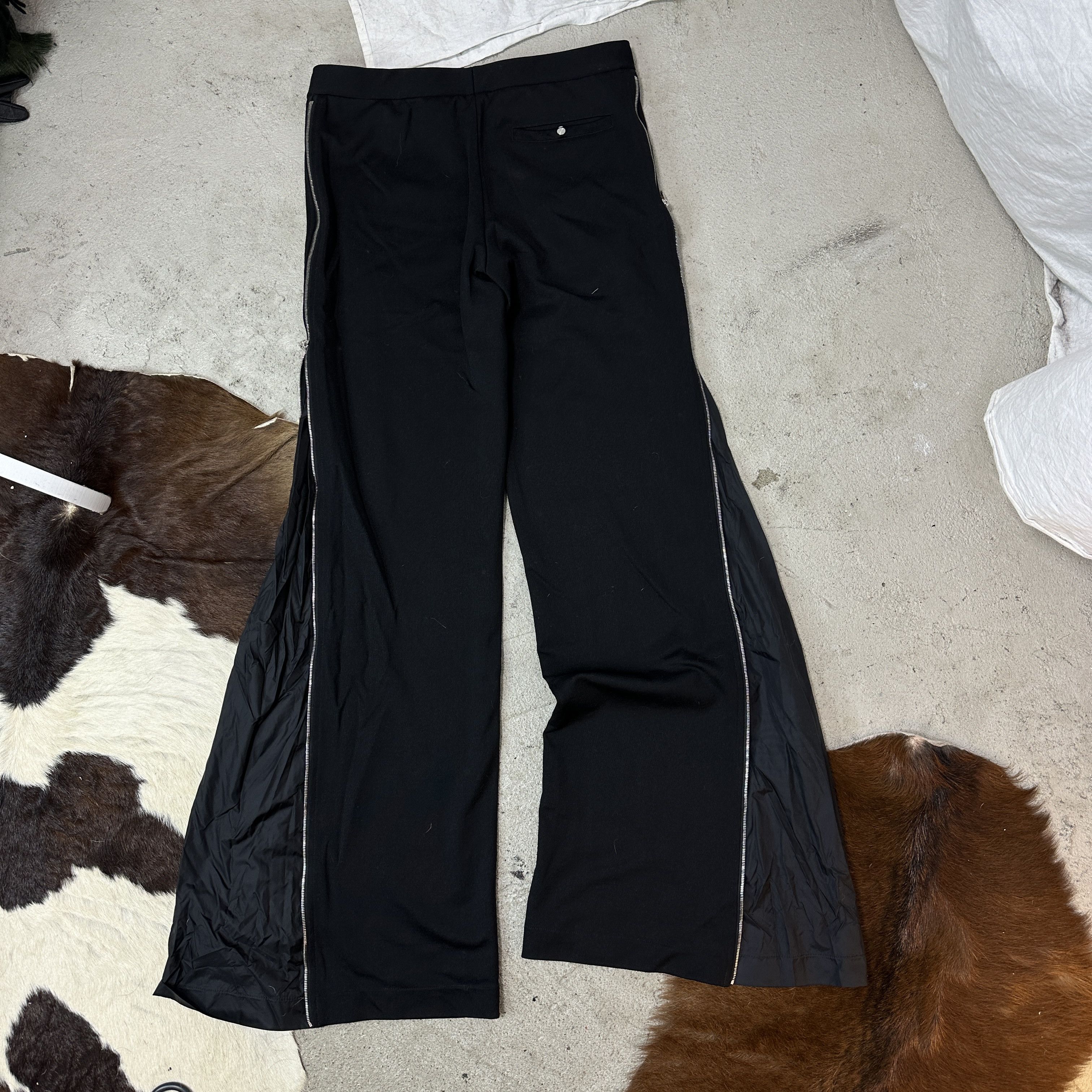 Dirk Bikkembergs Vintage Dirk Bikkembergs Full Zip Hybrid Nylon Flared Pants Size 26" / US 2 / IT 38 - 8 Thumbnail