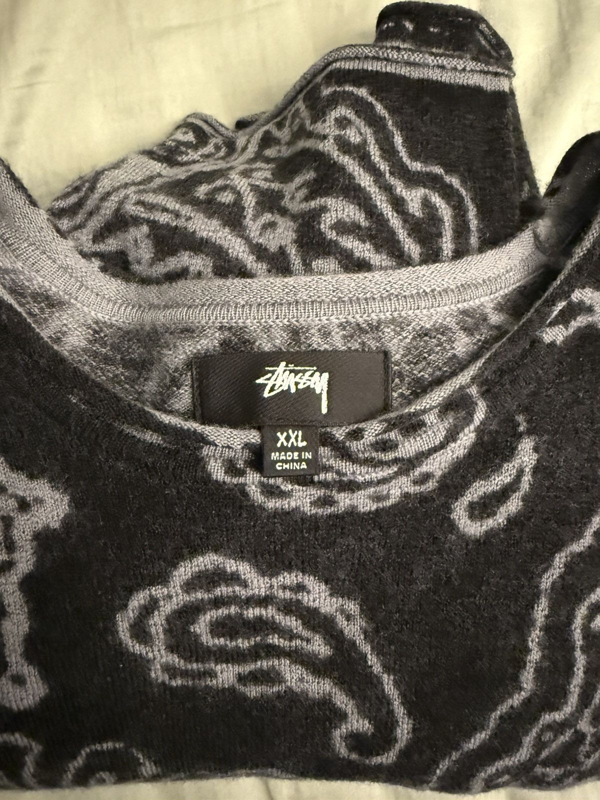Stussy Stussy Paisley Crewneck Sweater Size US XXL / EU 58 / 5 - 4 Thumbnail