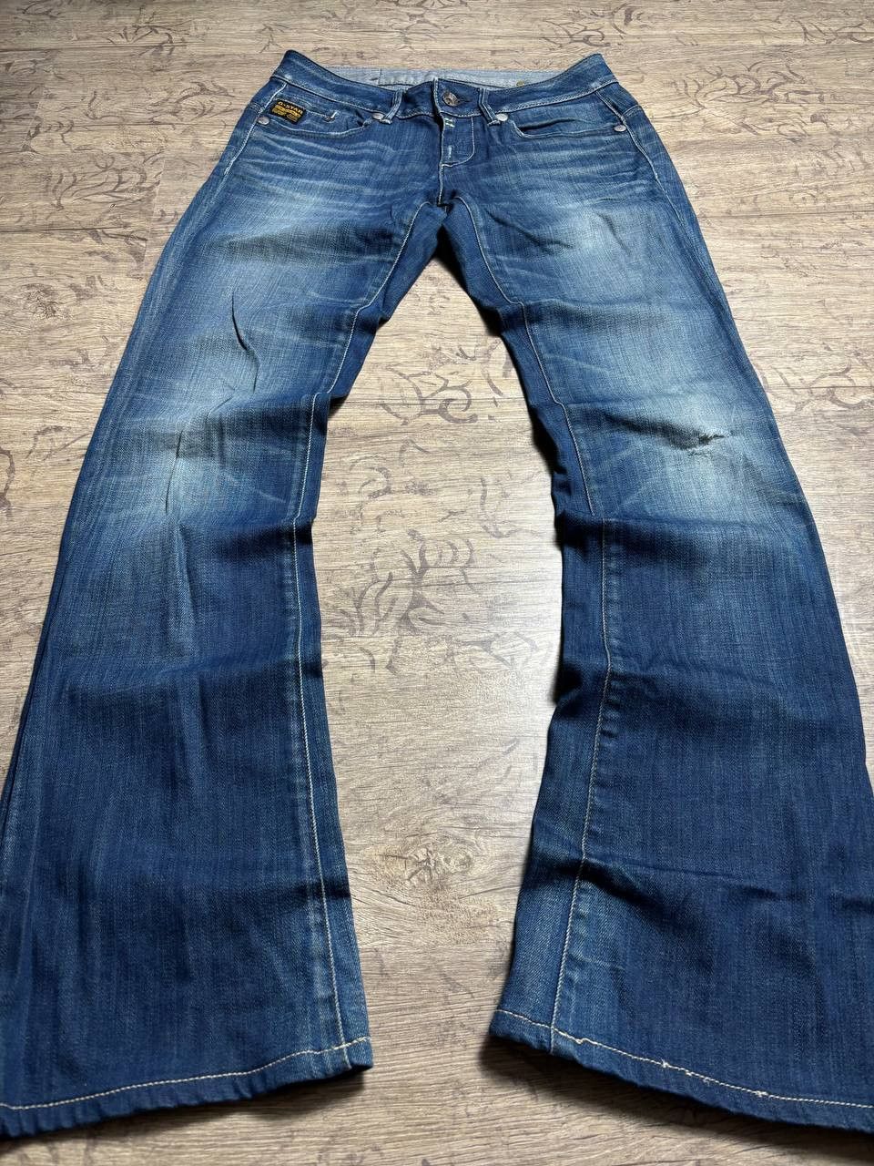 G-Star RARE💣 Flared Hysteric Glamour vibe Japan G-STAR Fade Jeans Size US 29 - 3 Thumbnail
