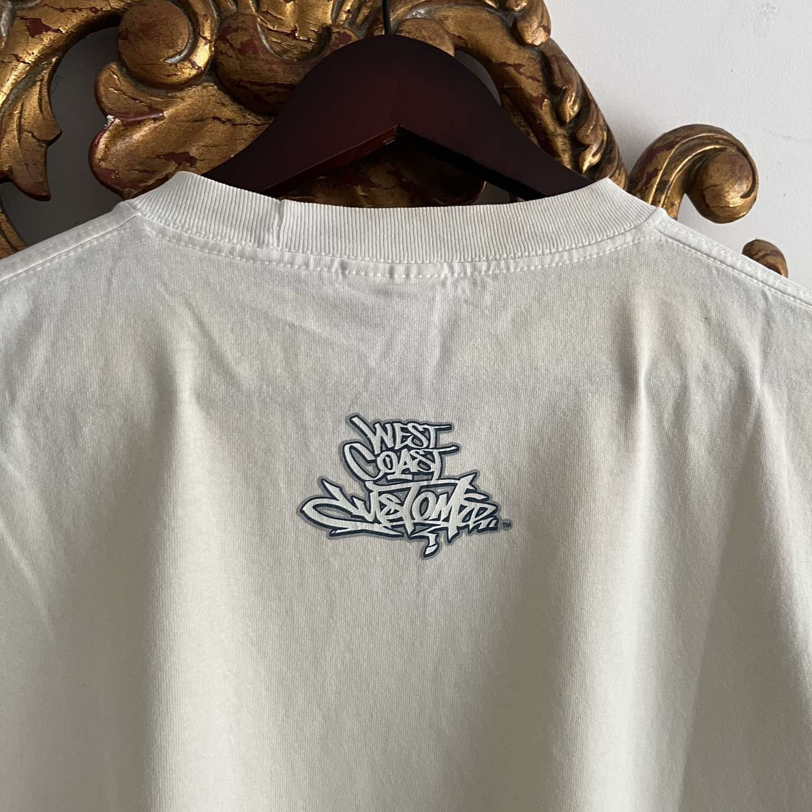 Rap Tees × Vintage Vintage Y2K “West Coast Customs” Tee 90s Sz L Size US L / EU 52-54 / 3 - 7 Thumbnail