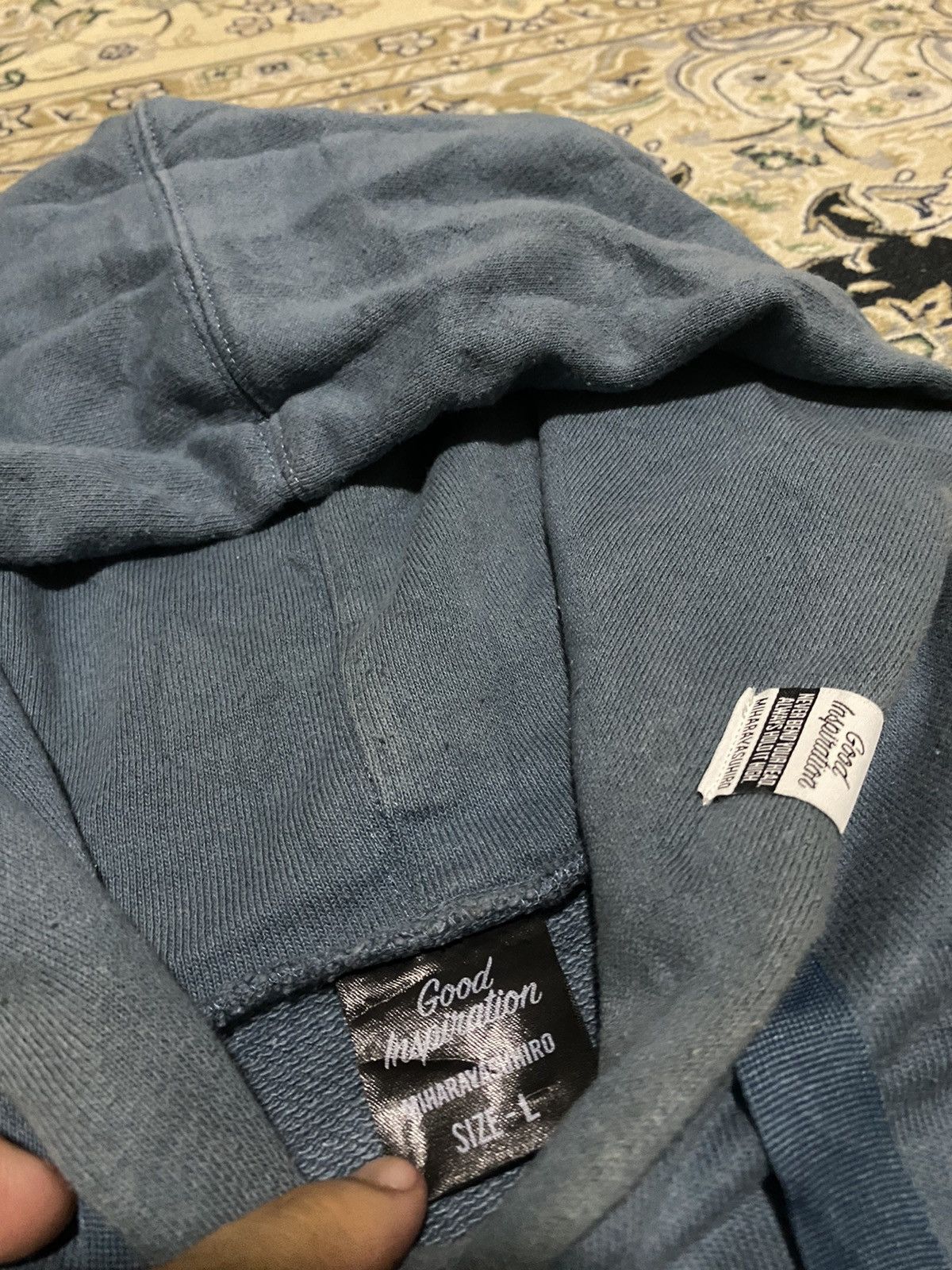 Japanese Brand × Maison MIHARA YASUHIRO Miharayasuhiro x Good Inspiration L/S Hoodie Big Spellout Size US L / EU 52-54 / 3 - 5 Thumbnail