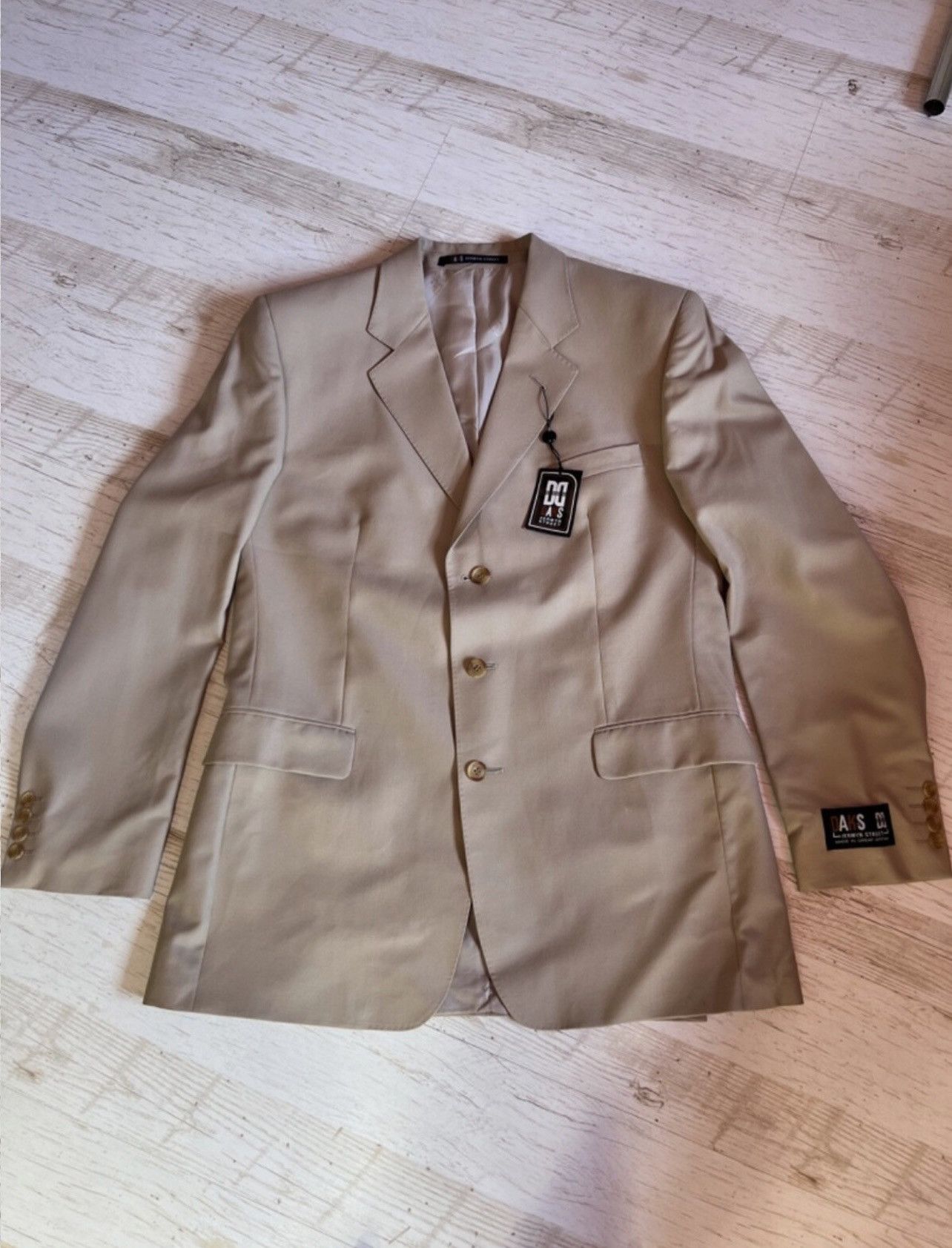 DAKS Daks Lightweight Wool Jacket – Size 42 – New w/ Tags Size 42S - 3 Thumbnail