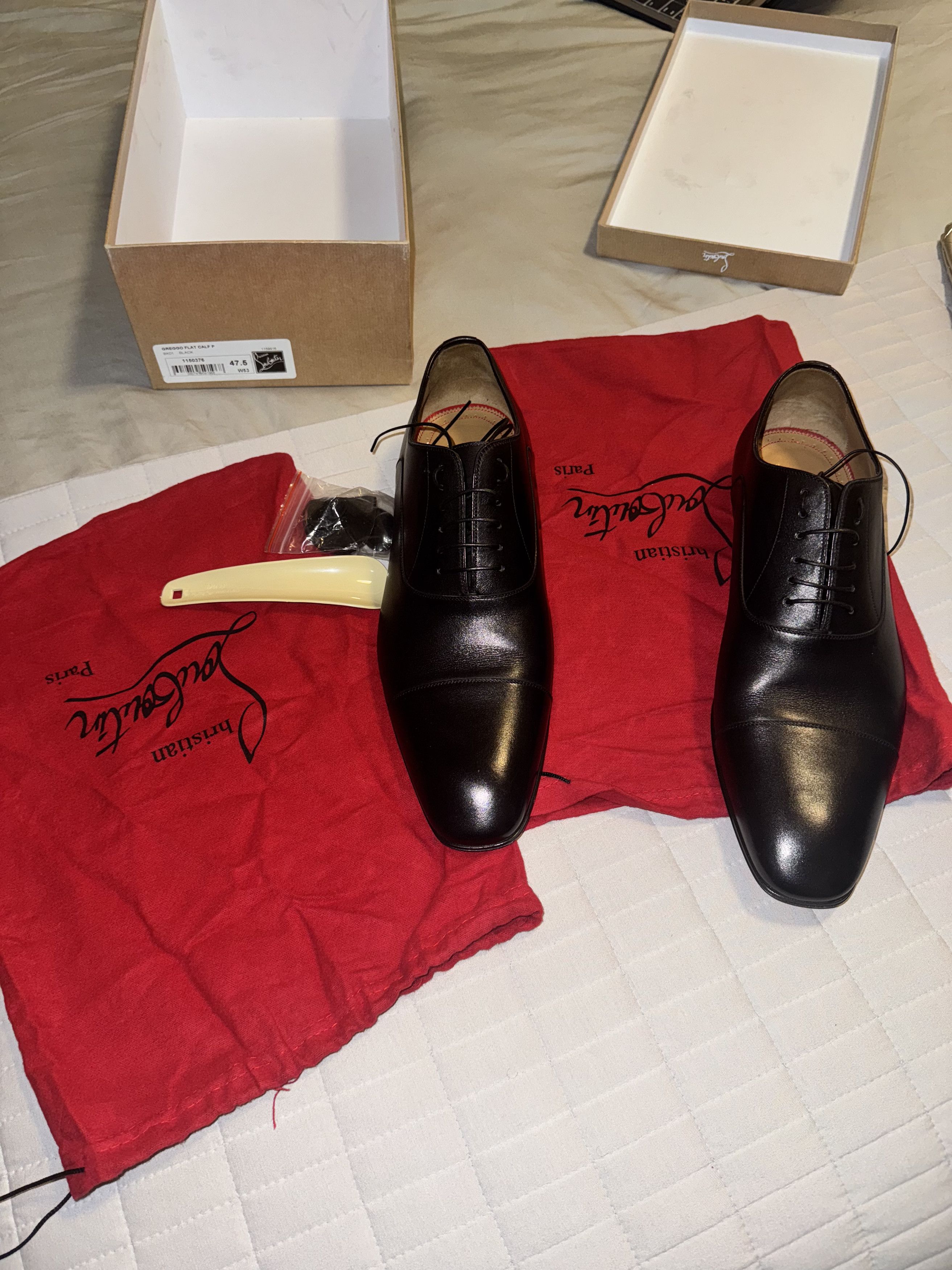 Christian Louboutin Greggo Flat Calf P Size US 14 / EU 47 - 7 Thumbnail