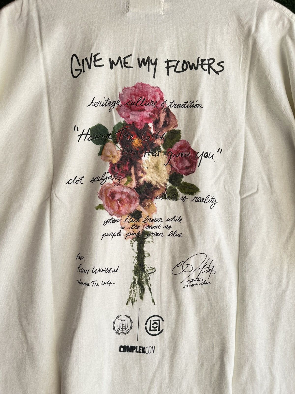 CLOT Honor The Gift x Clot x Complexcon Tee Size US XL / EU 56 / 4 - 4 Thumbnail