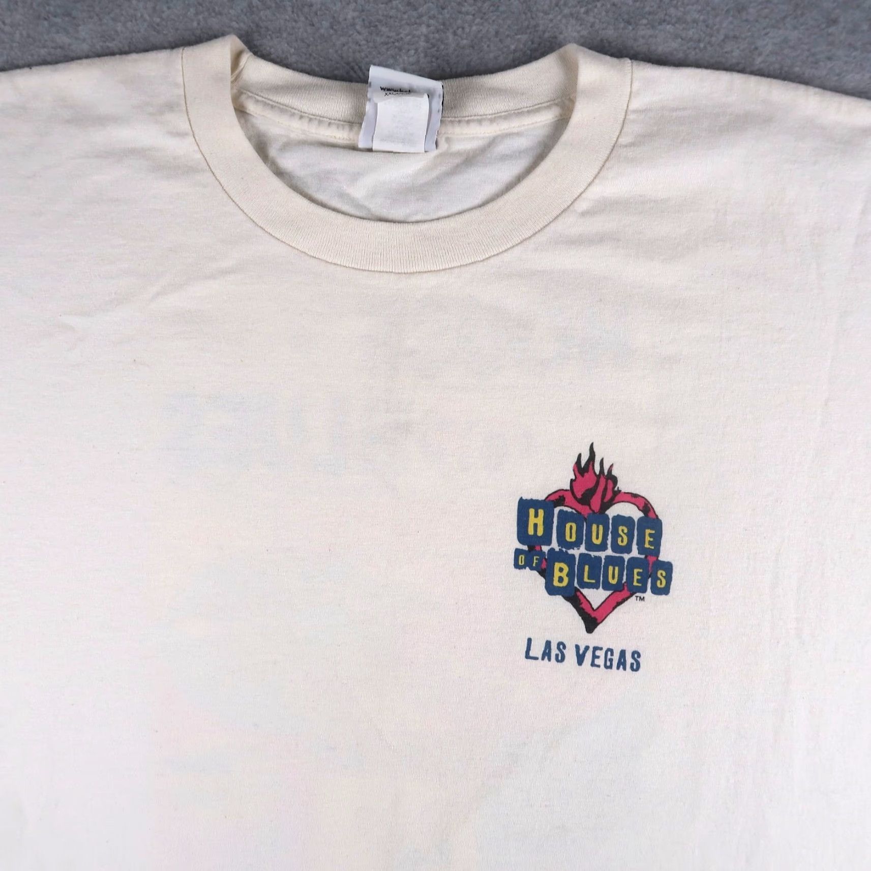 Vintage VINTAGE House of Blues T-shirt Shirt 2XL White 90s Music USA Mens Size US XXL / EU 58 / 5 - 3 Thumbnail
