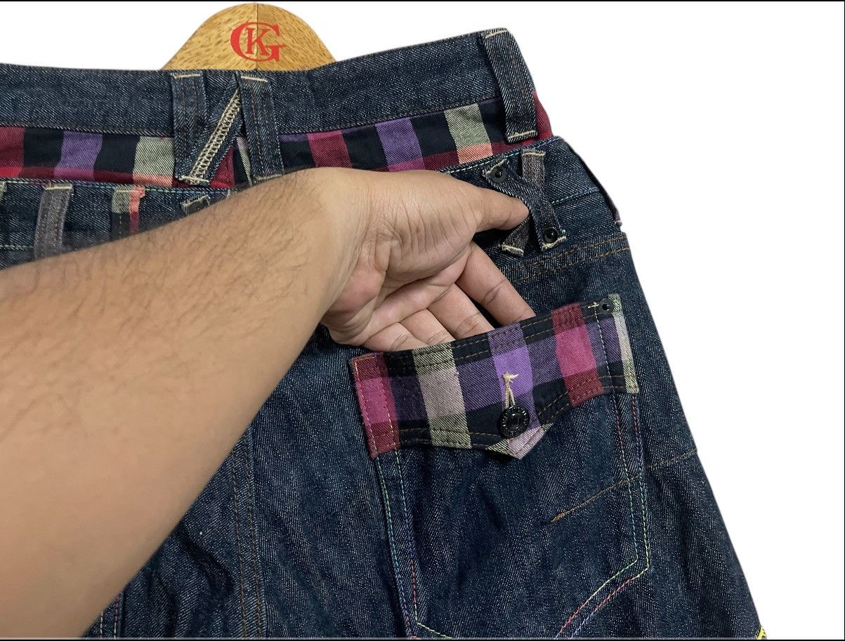 Japanese Brand Japan Handcrafted Denim Double Waist W48 L42.5 Streetwear Size US 28 / EU 44 - 12 Thumbnail