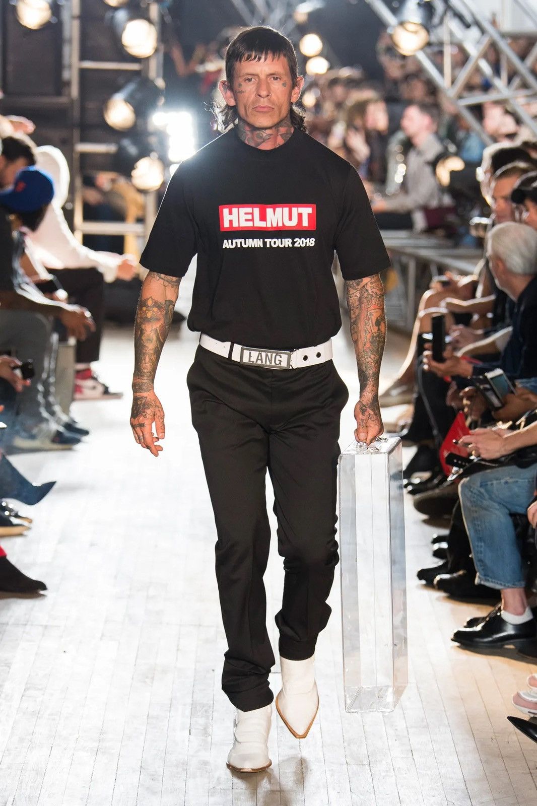 Helmut Lang Helmut Lang by Shayne Oliver SS18 Runway AUTUMN TOUR”T-Shirt Size US S / EU 44-46 / 1 - 2 Thumbnail