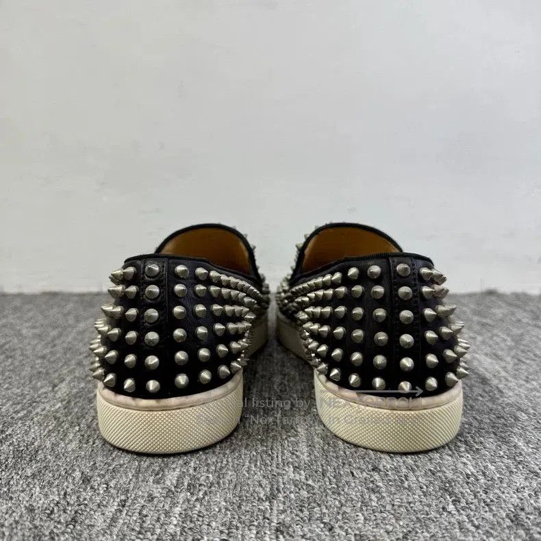 Christian Louboutin Christian Louboutin Spiked Slip-On Sneakers. Size US 10.5 / EU 43-44 - 3 Thumbnail
