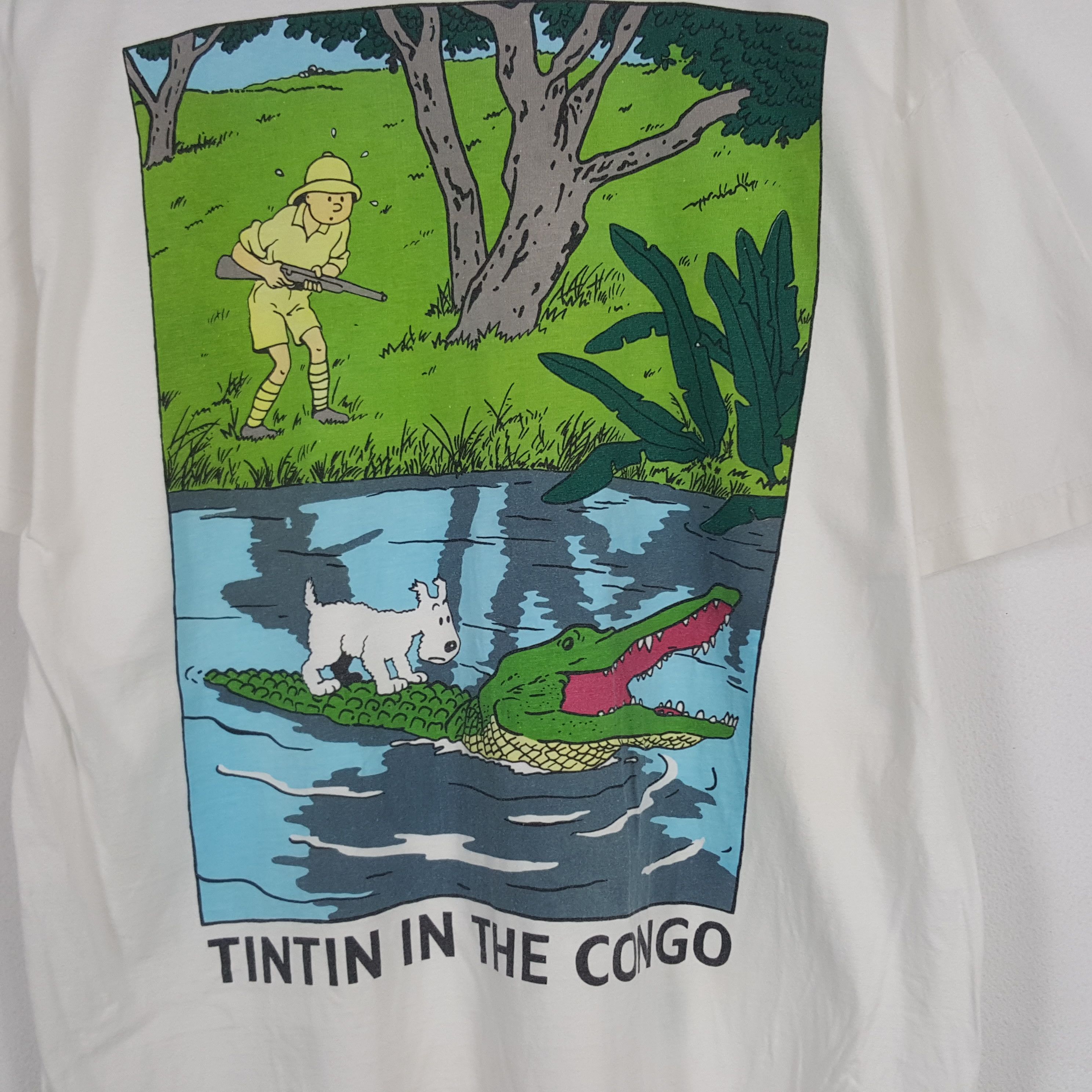 Japanese Brand × Vintage Vintage Tintin in The Congo Tshirt Size US L / EU 52-54 / 3 - 2 Thumbnail