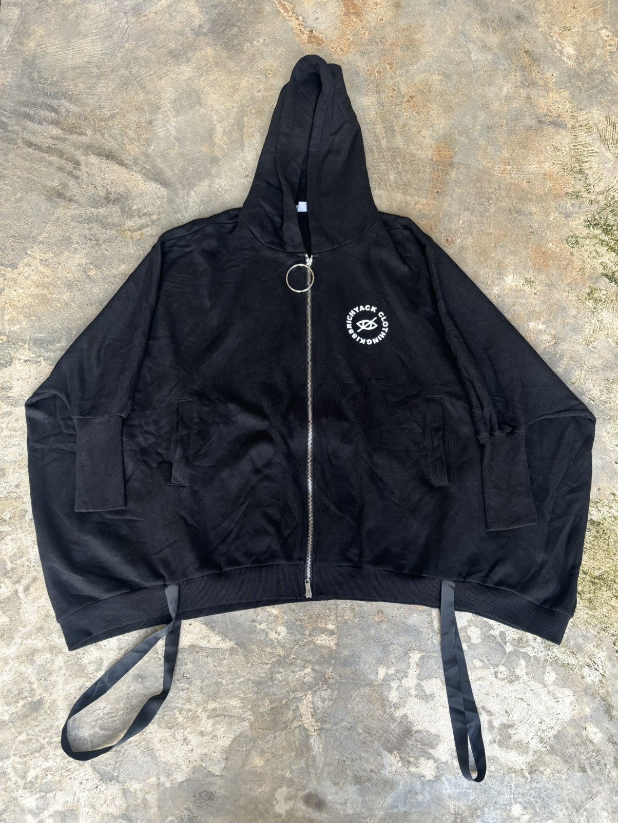 Hysteric Glamour × Japanese Brand Y2k Over size Hoodie Kryclothing Kiss Richyack Size ONE SIZE - 1 Thumbnail