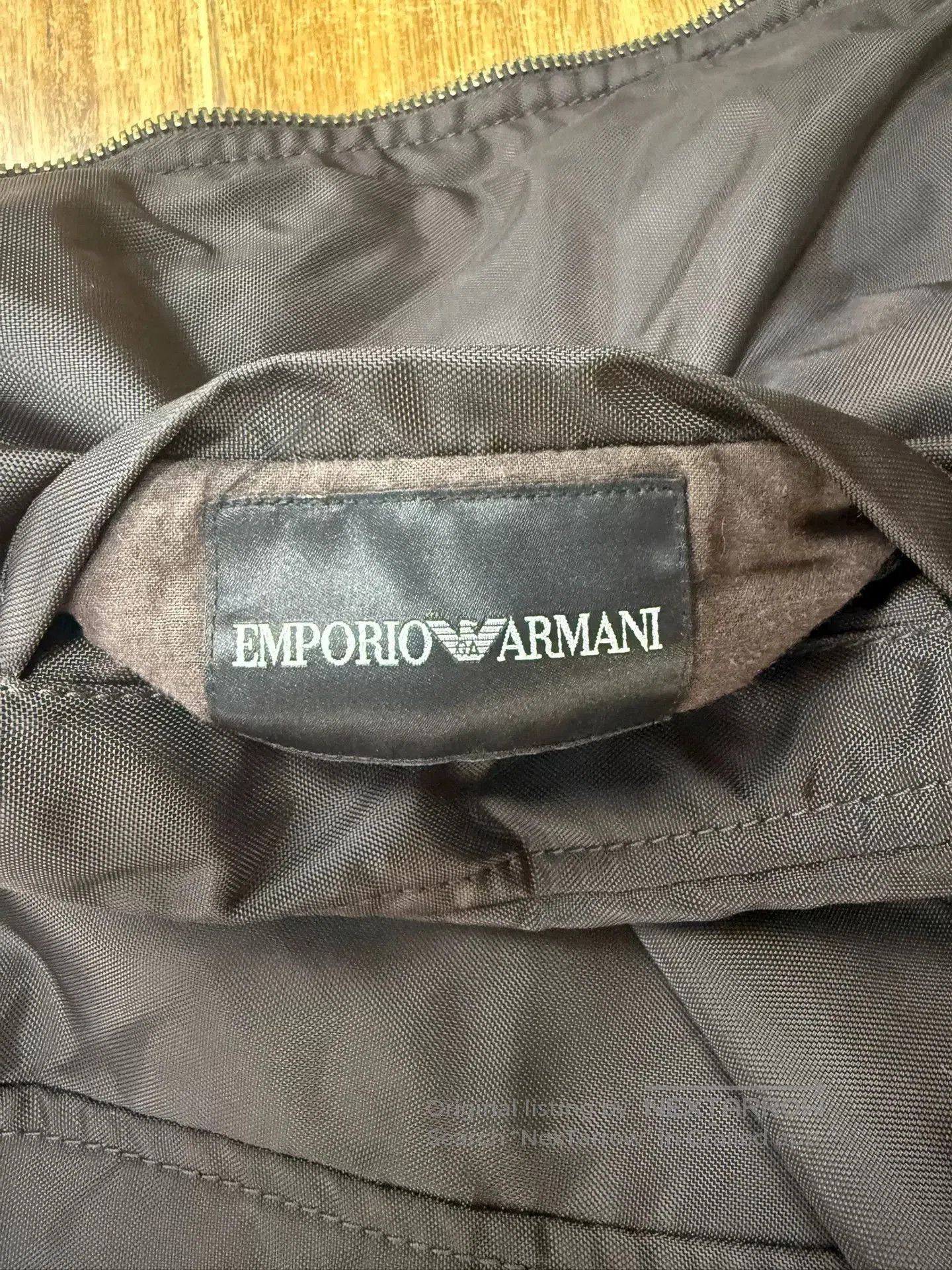 Emporio Armani Emporio Armani Men's Leather Jacket. Size US L / EU 52-54 / 3 - 5 Thumbnail