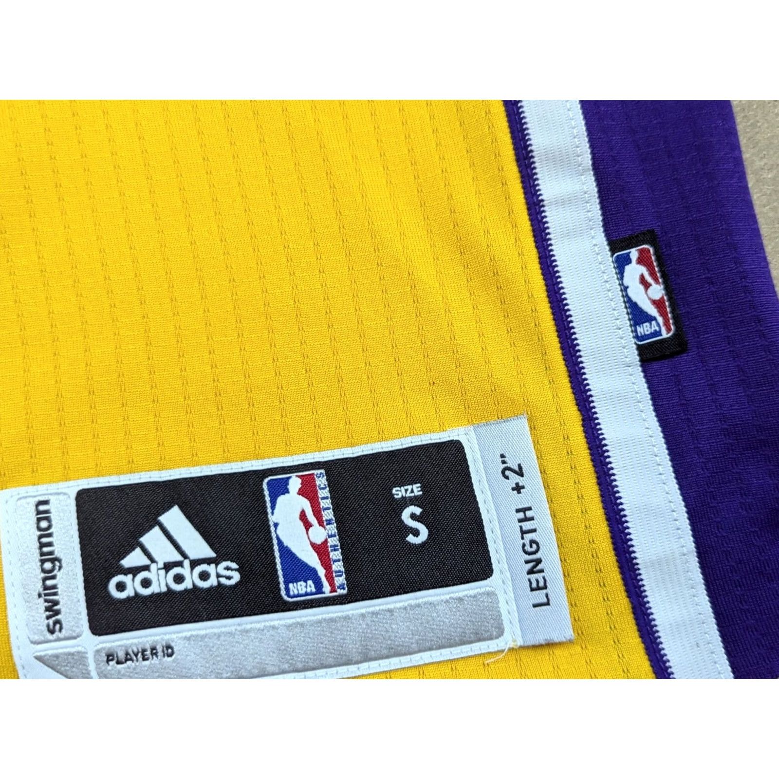 Adidas Nike Kobe Bryant 2016 Basketball Jersey Mens S Swingman adidas Yellow Short Sleeve T-Shirt Sportswear Size US S / EU 44-46 / 1 - 7 Thumbnail
