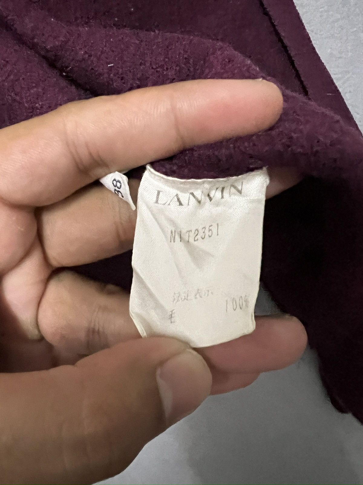 Lanvin 375. LANVIN wool sweatshirt with Zip Cardigan Size XS / US 0-2 / IT 36-38 - 5 Thumbnail