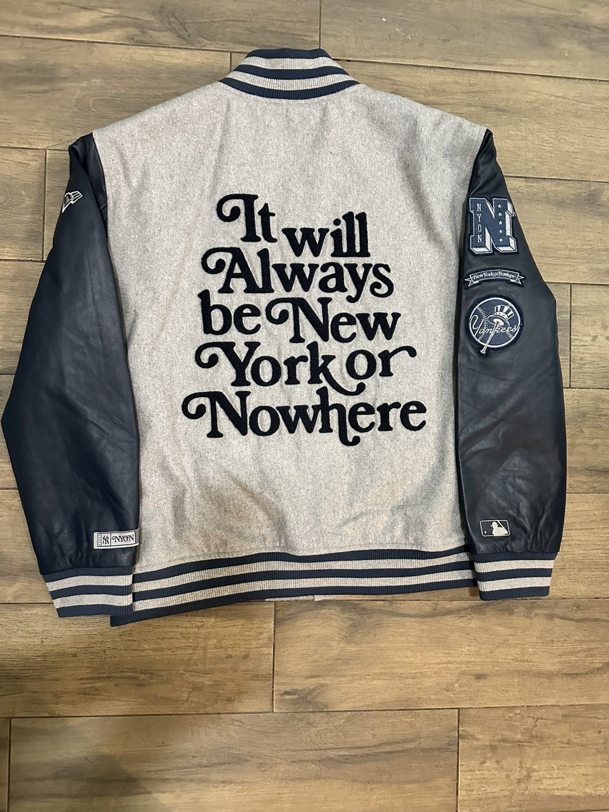New York or Nowhere ジャケット New Era New York or Nowhere Yankees Gray Jacket | Grailed