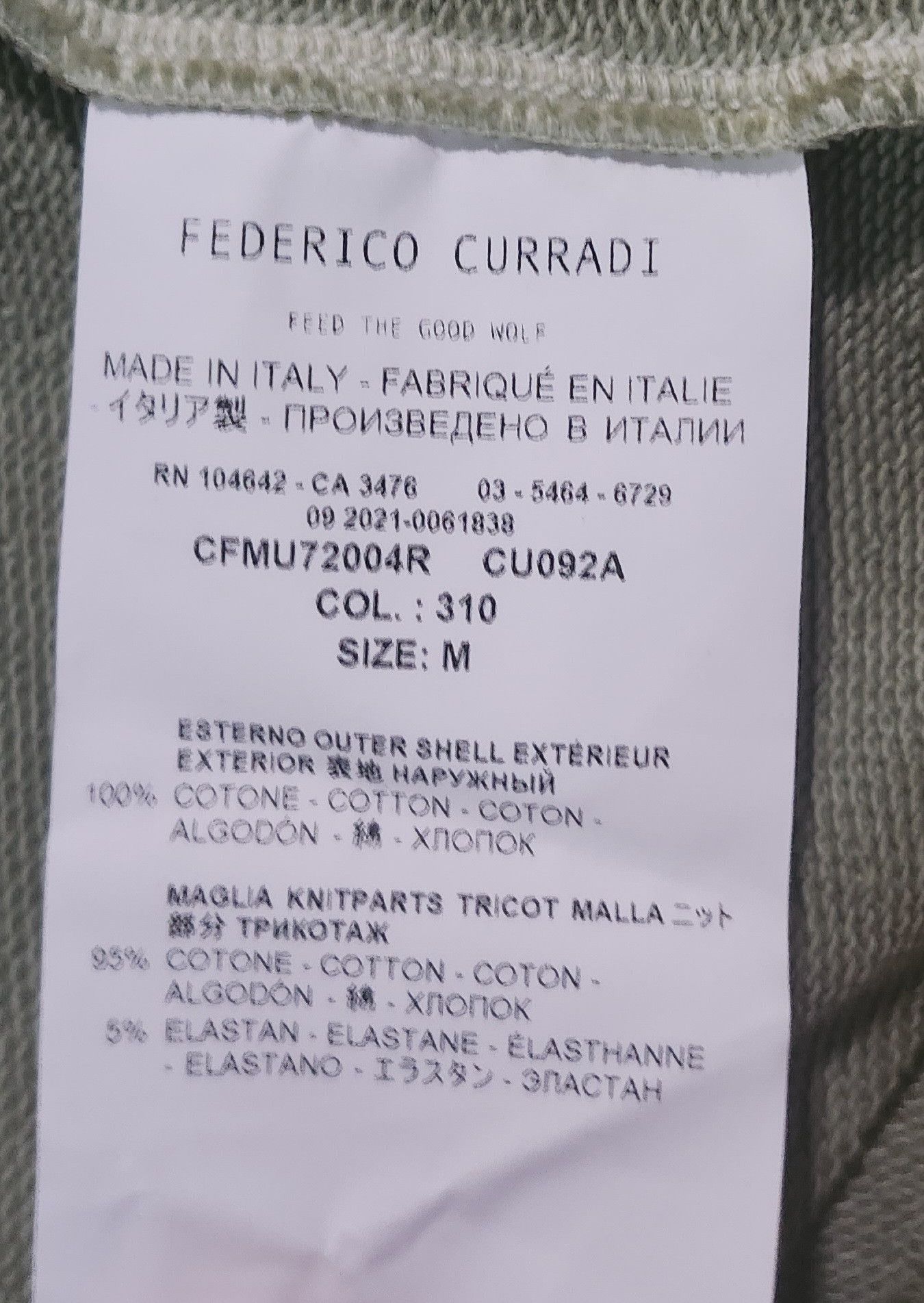 Nick Fouquet x Federico Curradi Garment Dyed Crewneck Size US M / EU 48-50 / 2 - 5 Thumbnail