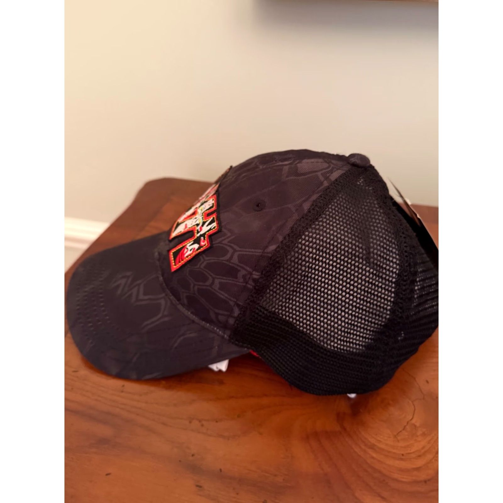Vintage Richardson NEW KISS Music Band Logo Patch Adjustable Baseball Cap Black Hat Men One Size Adjustable Cap Mens Black Music Concert Cardigan? Size ONE SIZE - 2 Thumbnail
