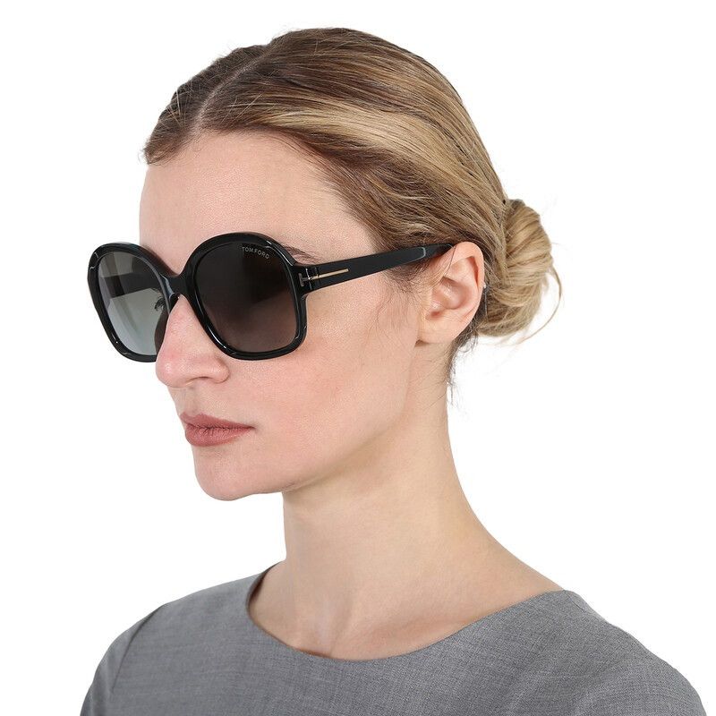 Tom Ford Tom Ford HANLEY Women Sunglasses FT1034/S 01B AUTHENTIC Size ONE SIZE - 11 Thumbnail