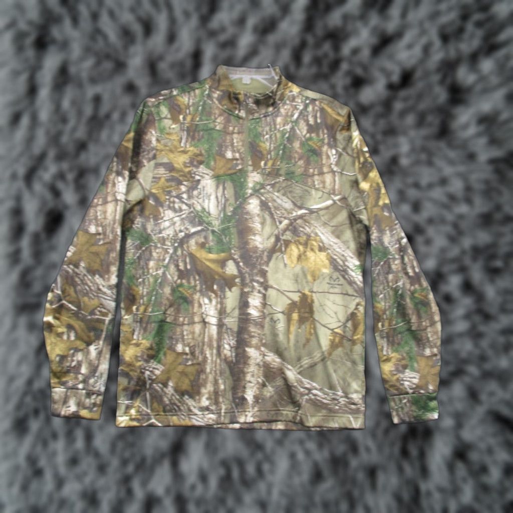 Under Armour Under Armour Sweatshirt Real Tree Camouflage Infinity Hunting M Medium Mens Pullover Long Sleeve Logo Size US M / EU 48-50 / 2 - 1 Thumbnail