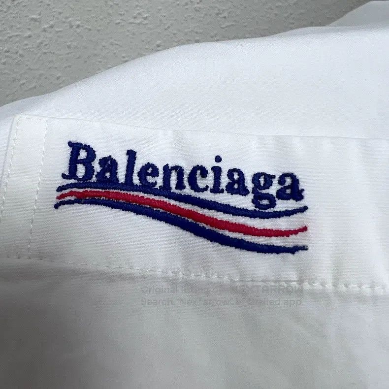 Balenciaga Balenciaga size 37 Coca-Cola Wave Embroidered Pocket Shirt Size US S / EU 44-46 / 1 - 4 Thumbnail