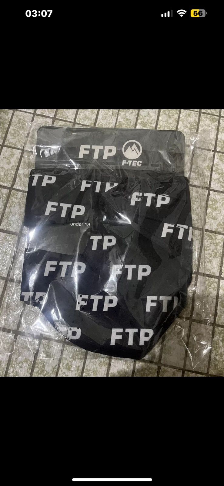 Fuck The Population Neoprene Tactical Face Mask “FTP all over print” Size ONE SIZE - 2 Thumbnail