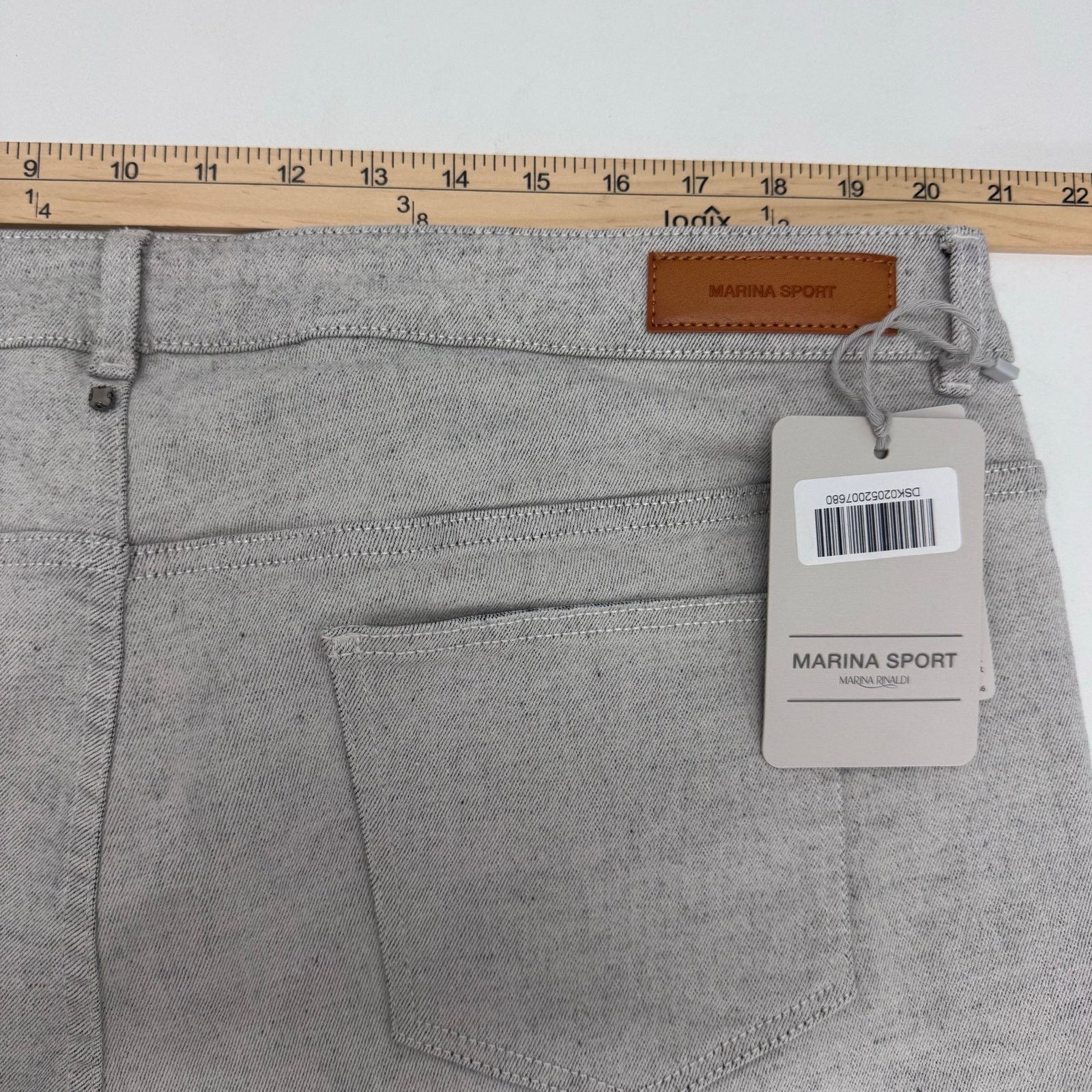 Marina Rinaldi Marina Rinaldi Radiante Cotton Blend Jeans Stretch US 24 Size 24" / US 00 / IT 34 - 5 Thumbnail