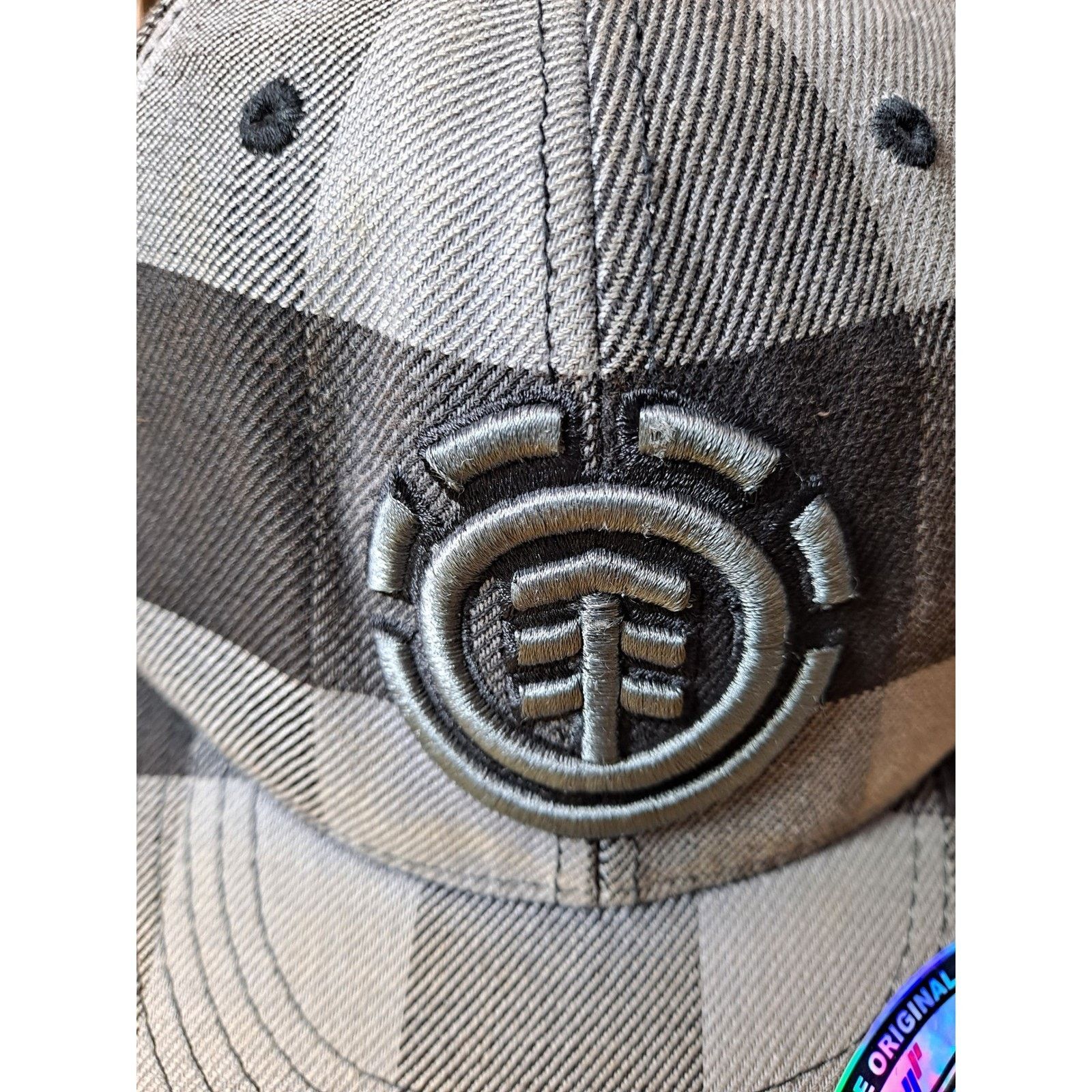 Element Element Flexfit Hat Plaid OSFA Baseball Cap Skateboarder Size ONE SIZE - 3 Thumbnail