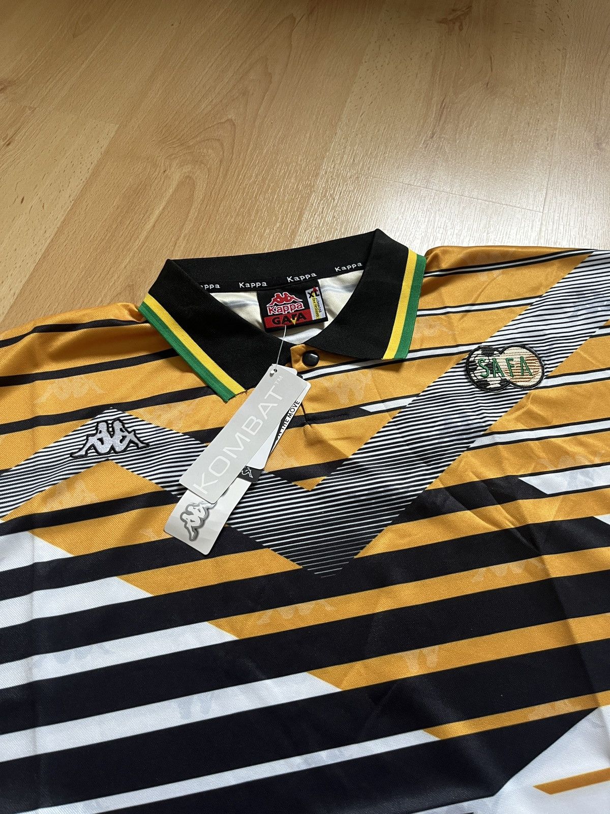 Kappa × Vintage South Africa 1996 vintage soccer jersey (new) Size US XL / EU 56 / 4 - 2 Thumbnail