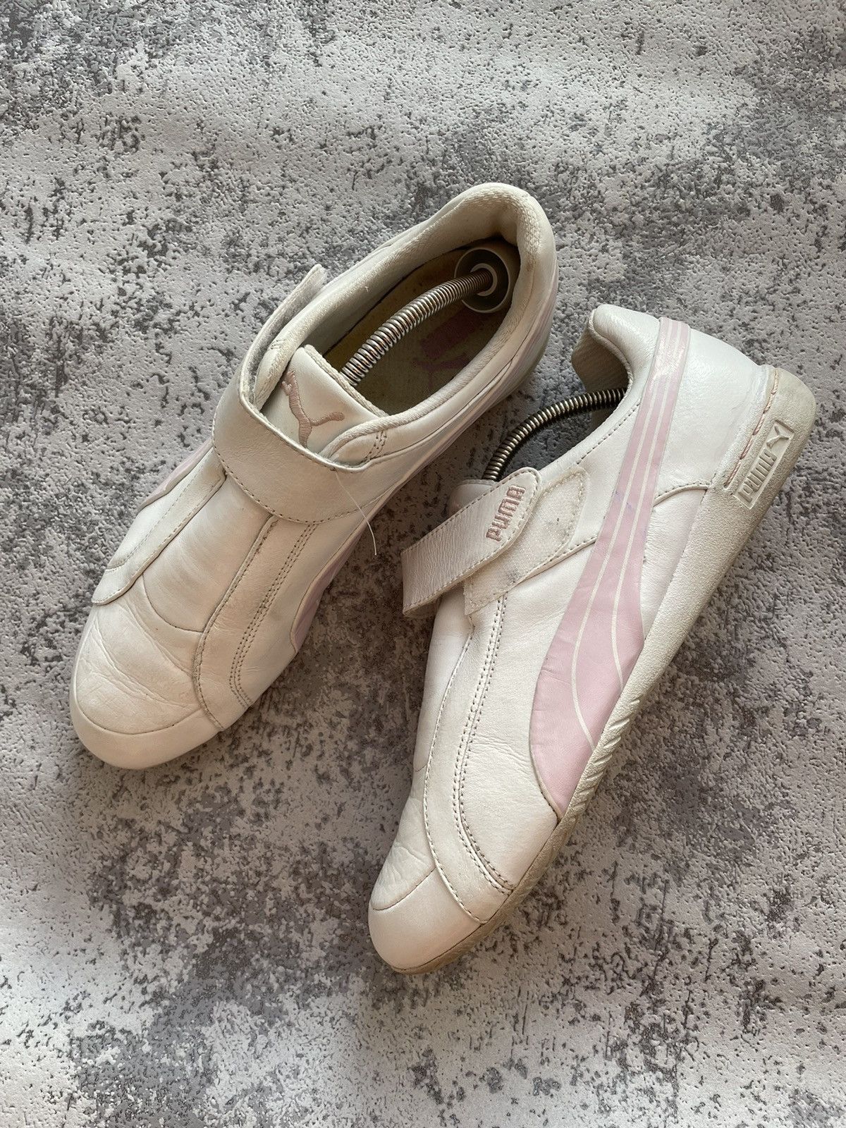 Japanese Brand Vintage Puma Futuristic Y2K Leather Shoes Size US 7 / IT 37 - 8 Thumbnail