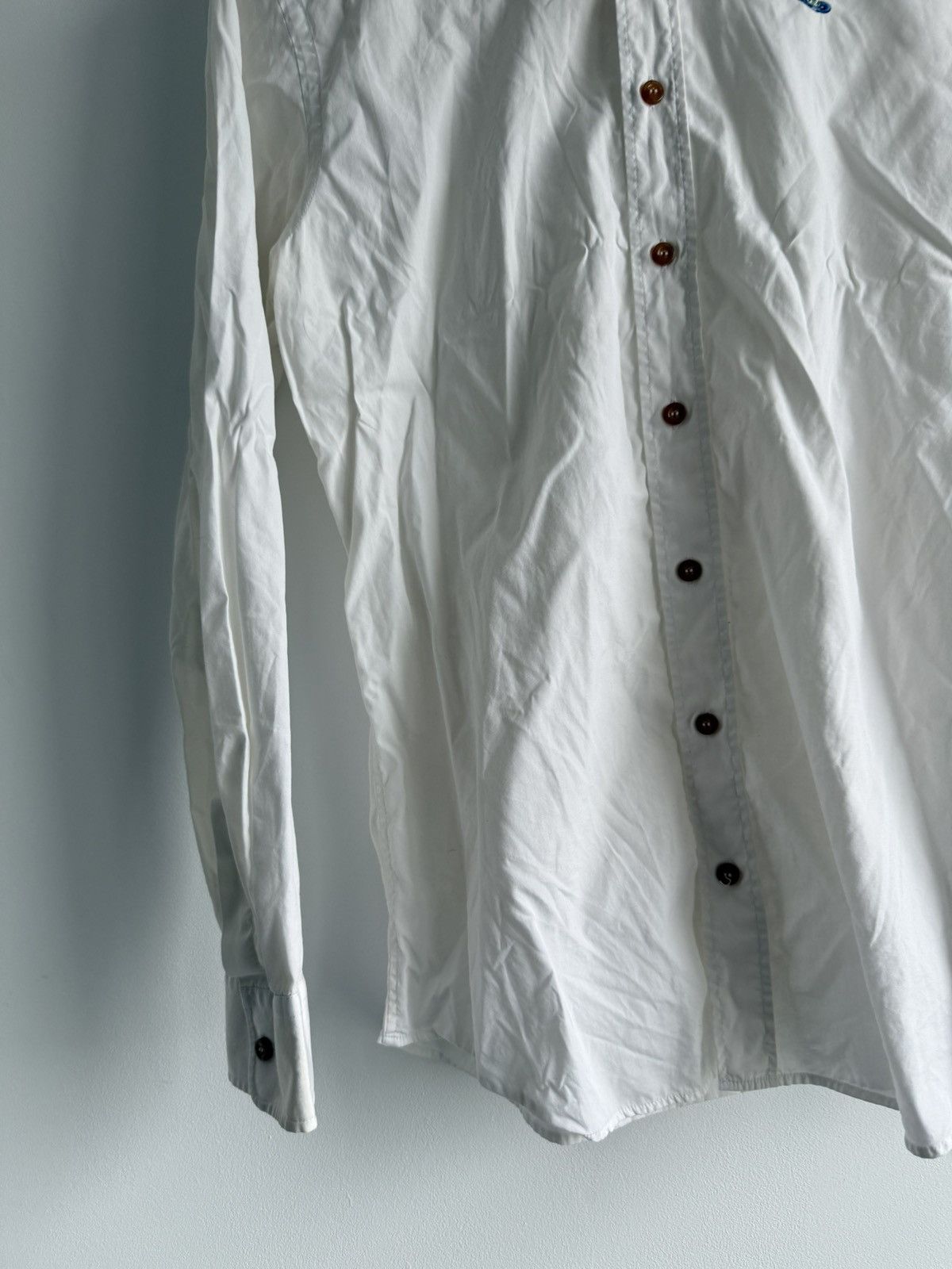 Vivienne Westwood Vivienne Westwood White Button Up Shirt Size US M / EU 48-50 / 2 - 2 Thumbnail