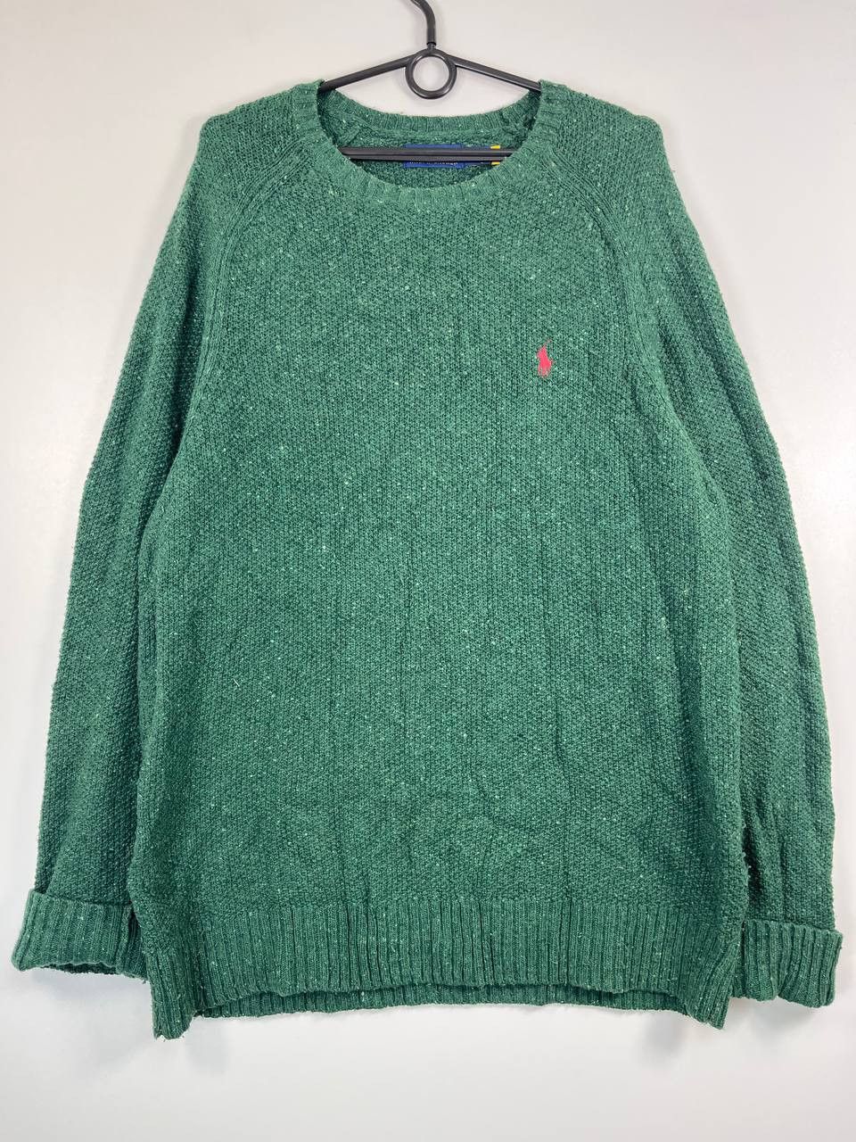 Polo Ralph Lauren Polo Ralph Lauren Green Knit Sweater Pullover Size XL Size US XL / EU 56 / 4 - 1 Thumbnail