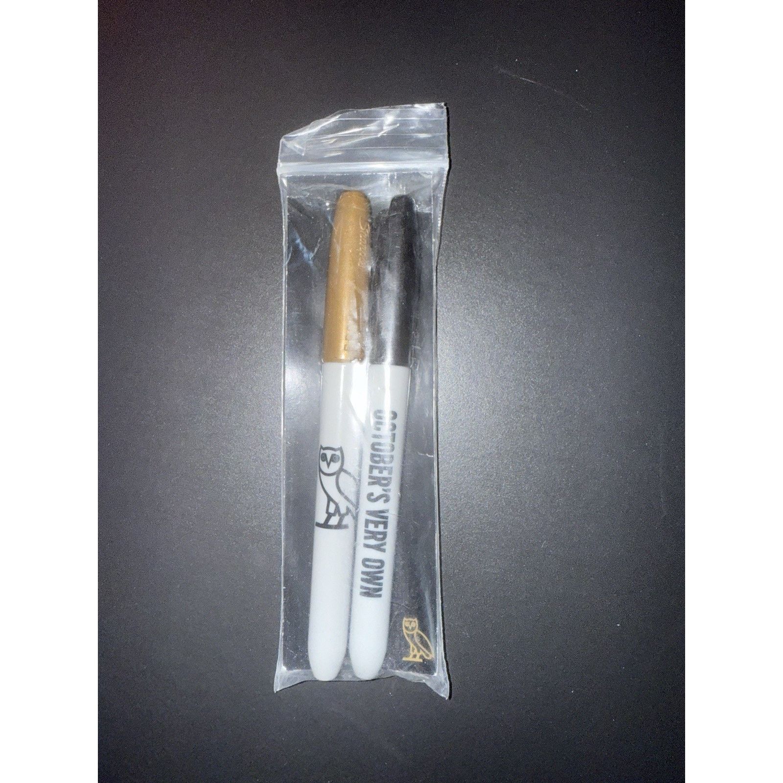 October's Very Own OVO October’s Very Own Sharpie Pack Drake 2 Pk Black gold Size ONE SIZE - 2 Thumbnail
