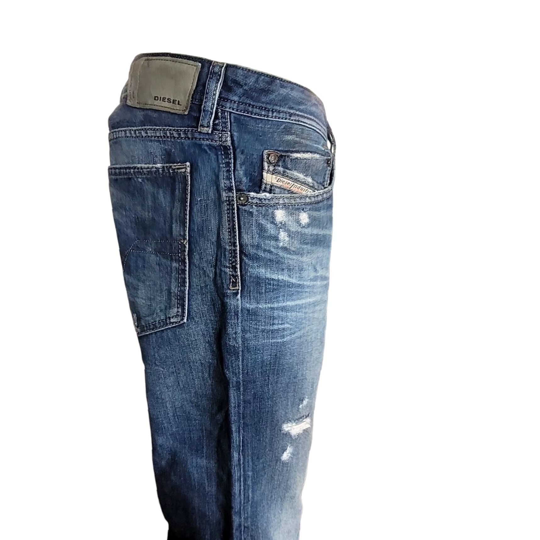 Diesel Diesel Waykee Jeans W34 L32 – Wash 0837A, Regular Straight, Blue, Men – Diesel Waykee Jeans W34 L32 Size US 34 / EU 50 - 7 Thumbnail