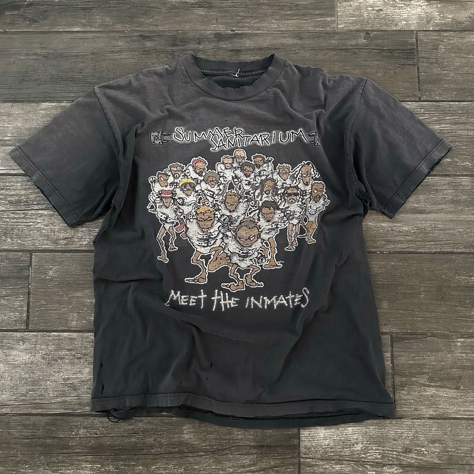 Giant VTG 2000 SUMMER SANITARIUM METALLICA KORN THRASHED DISTRESSE Size US XL / EU 56 / 4 - 1 Thumbnail