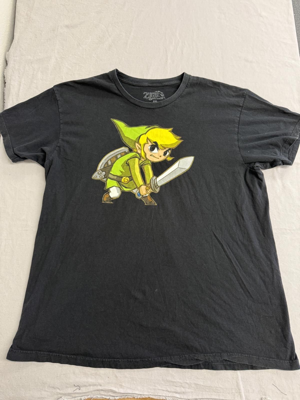 Nintendo Link T-shirt Legend of Zelda Spirit Tracks DS Promo Tee 2XL Size US XXL / EU 58 / 5 - 1 Thumbnail