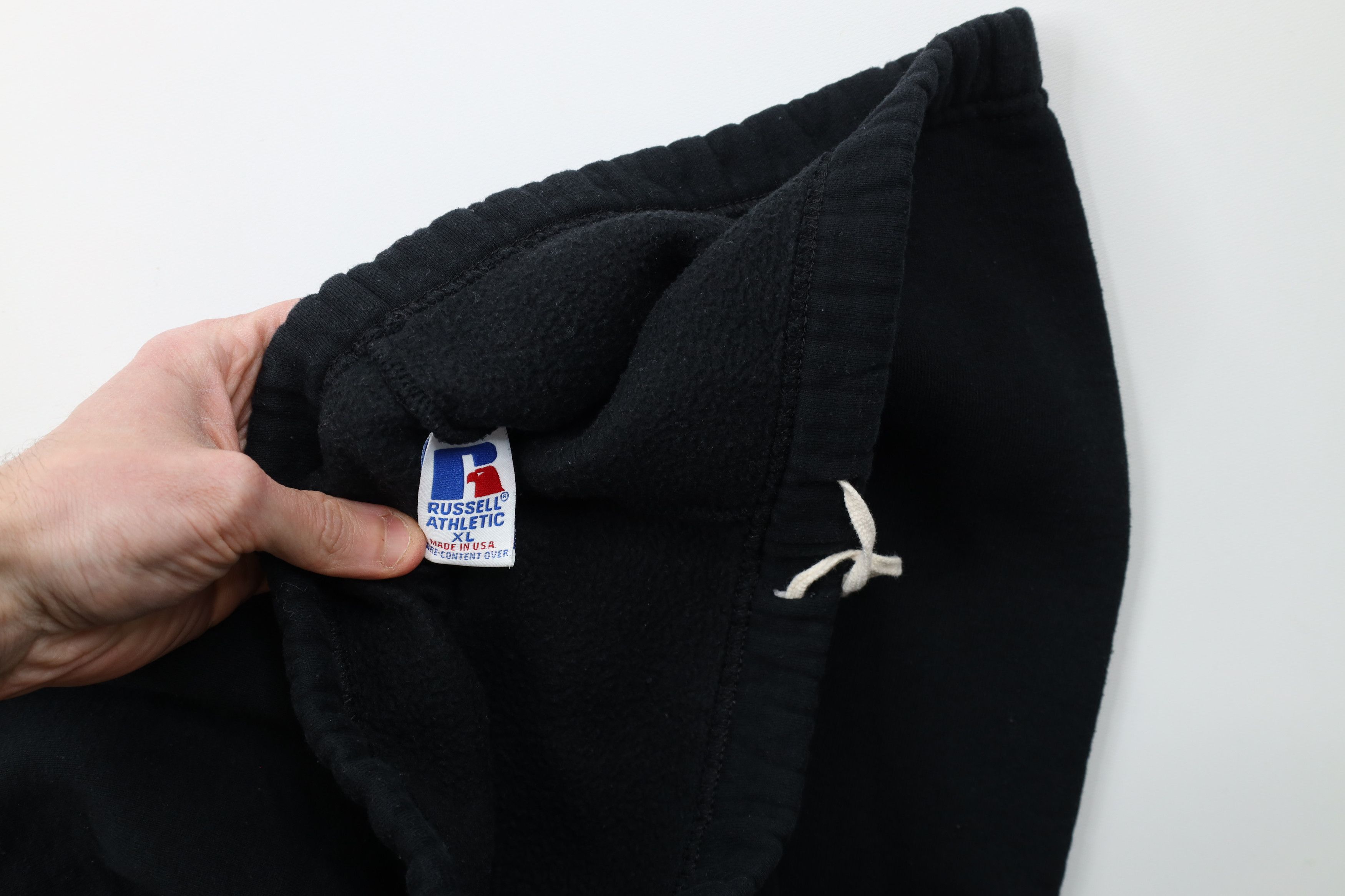 Russell Athletic × Vintage Vintage 90s Russell Athletic Sweatpants Joggers Black USA Size US 38 / EU 54 - 7 Thumbnail