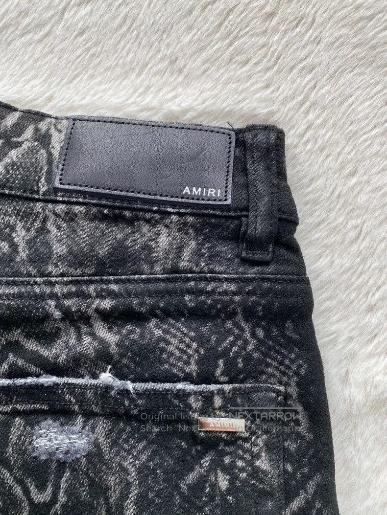 Amiri Amiri Size 34 Python leather jeans Size US 34 / EU 50 - 3 Thumbnail