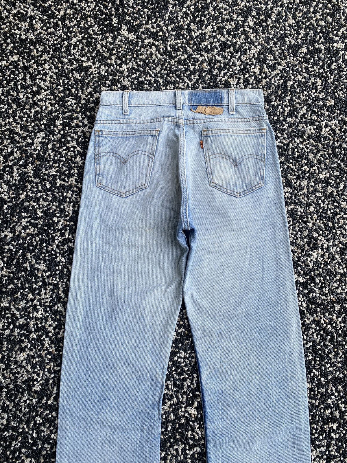 JNCO × Levi's × Vintage 🔥LEVIS 505 ORANGE TAB DISTRESSED DENIM JEANS Size US 28 / EU 44 - 4 Thumbnail