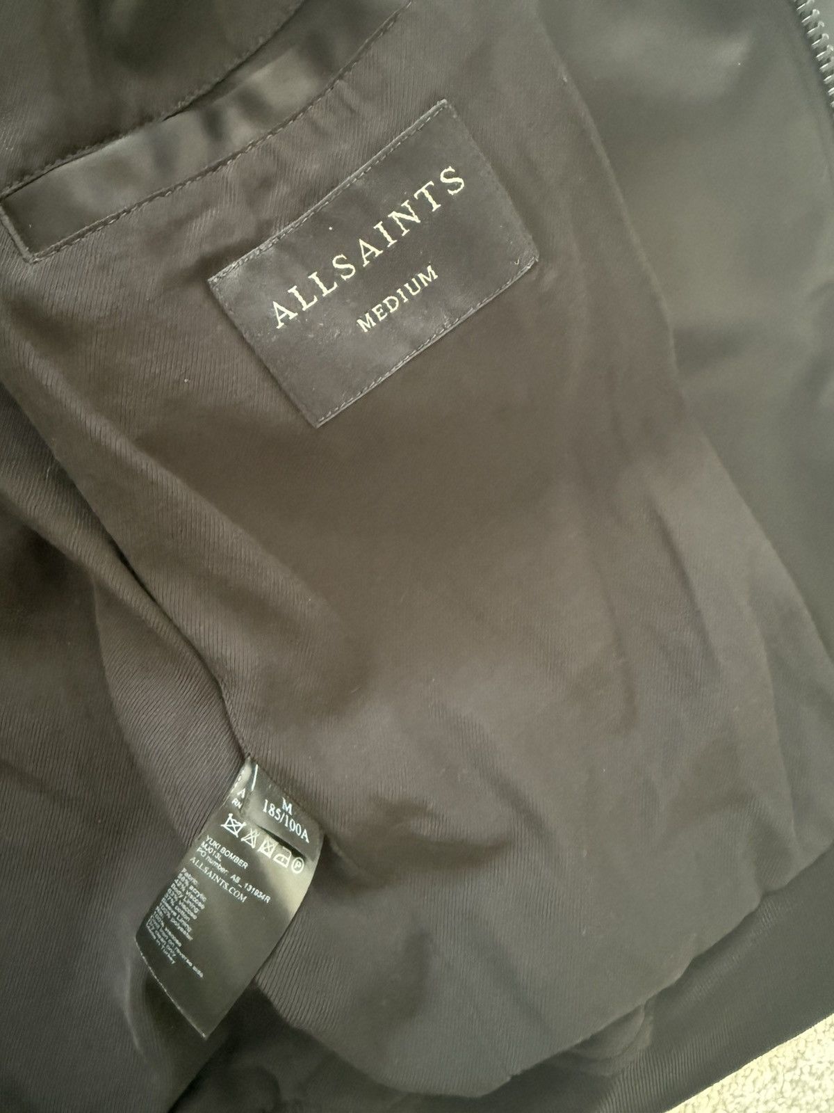 Allsaints Teddy style satin jacket Size US M / EU 48-50 / 2 - 5 Thumbnail