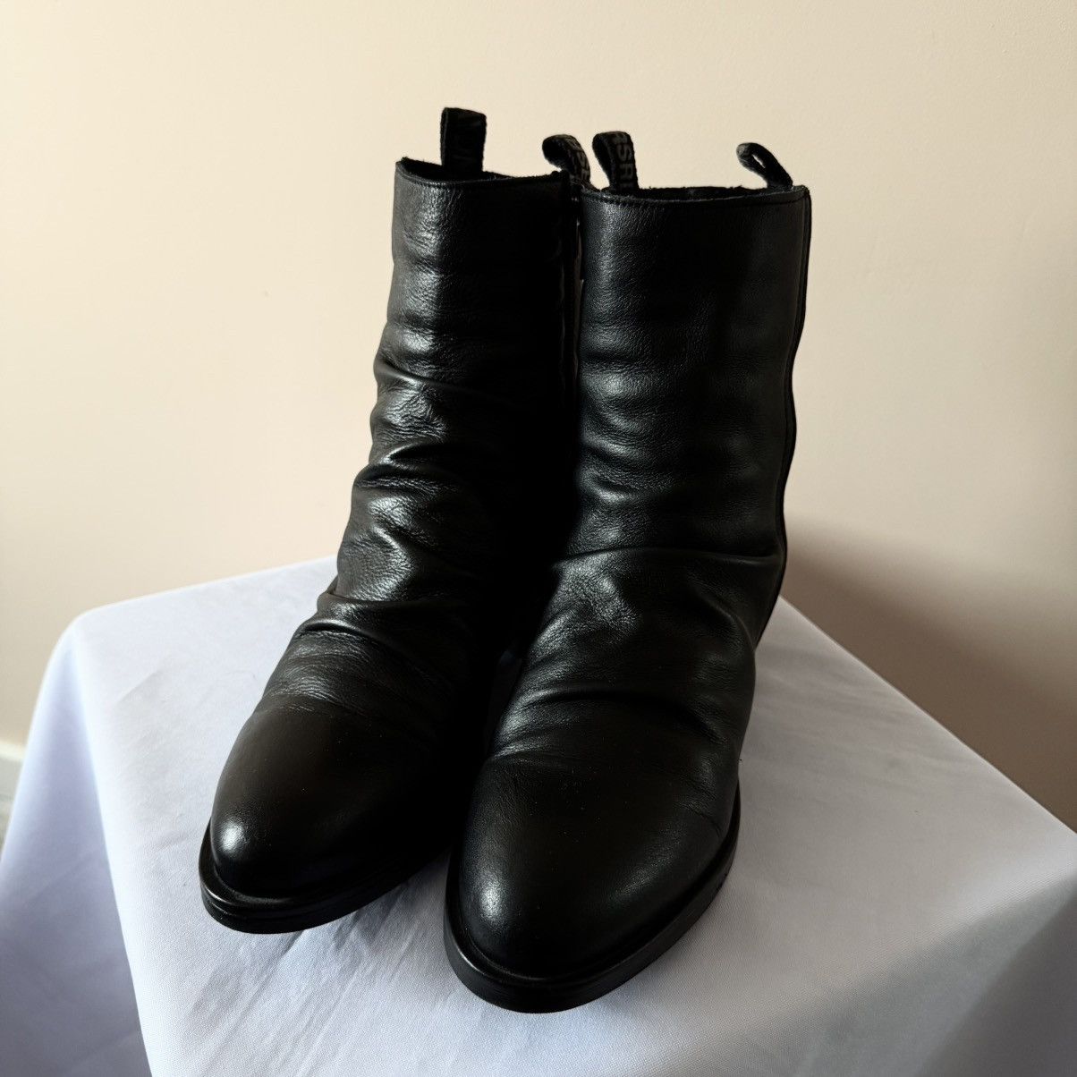 Replay Replay Agantgarde Leather Ankle Boots Style Guidi Rick Owens Size US 8 / IT 38 - 3 Thumbnail