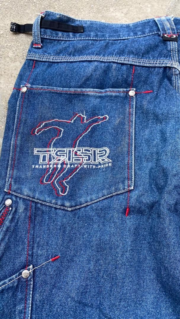 Other × Vintage Transer baggy skate denim Size US 33 - 8 Thumbnail