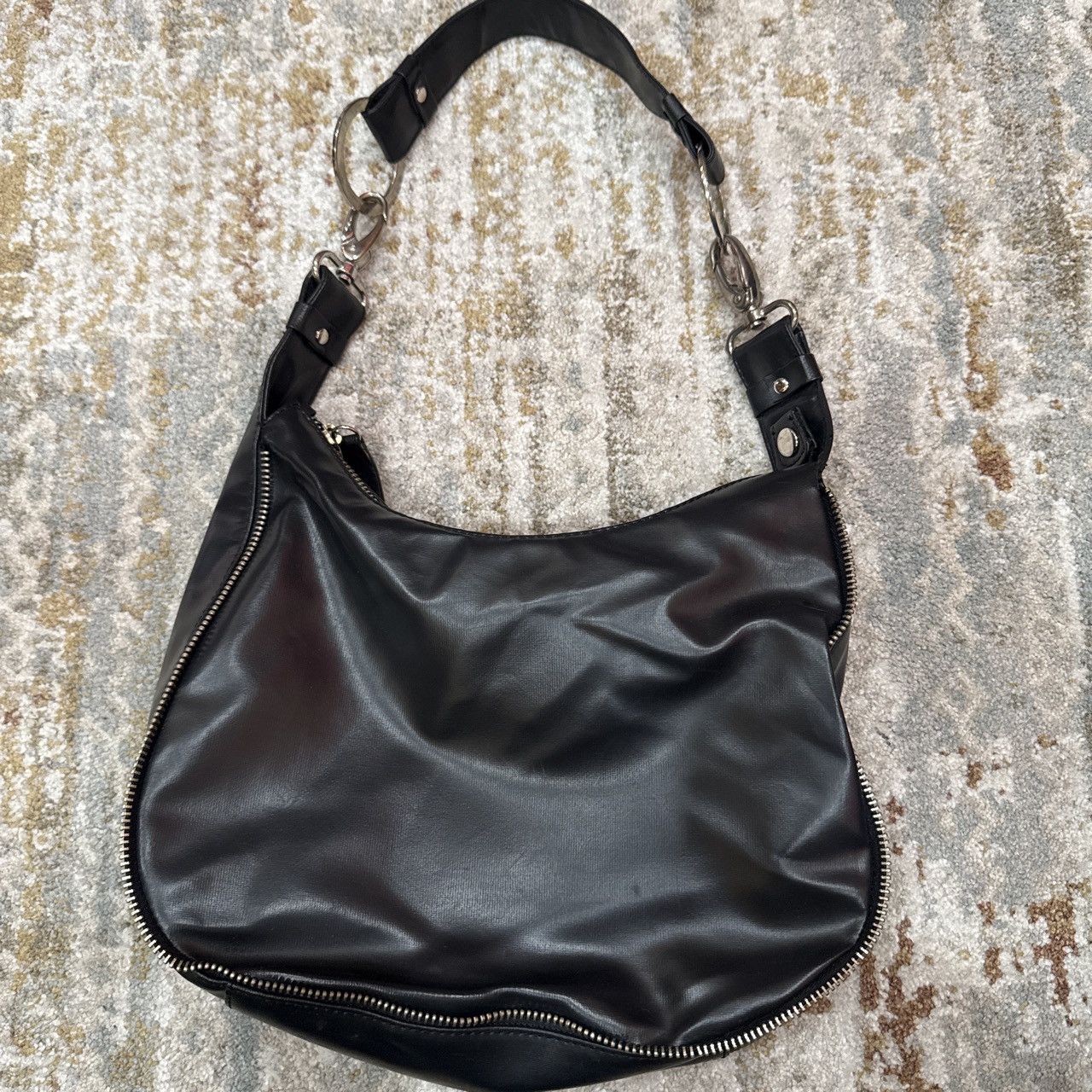 Diesel Vegan Leather y2k Diesel Black Bag Size ONE SIZE - 1 Thumbnail